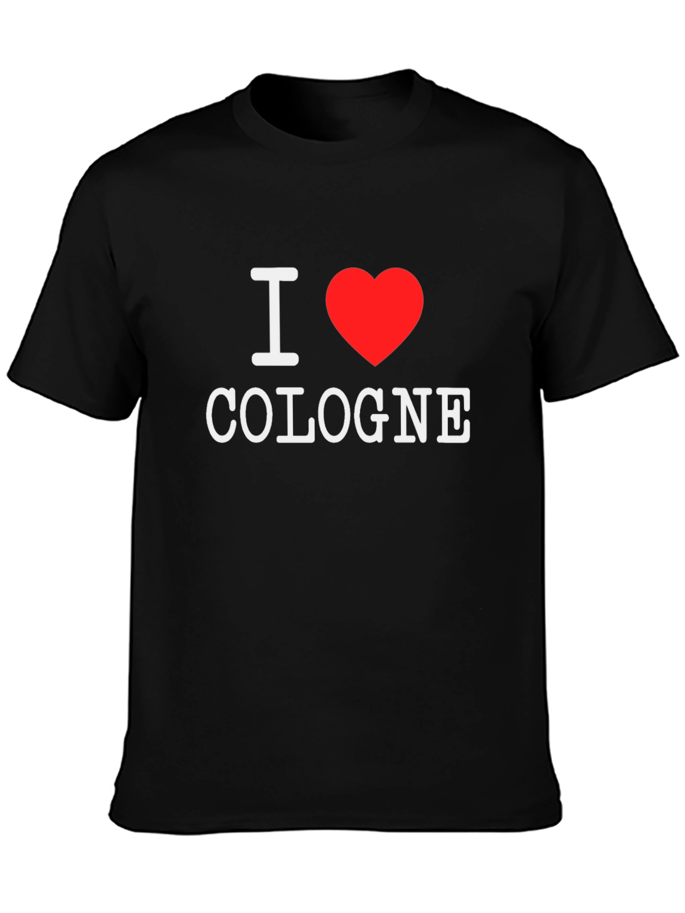 I Heart Cologne T-Shirt - Stylish Black Tee