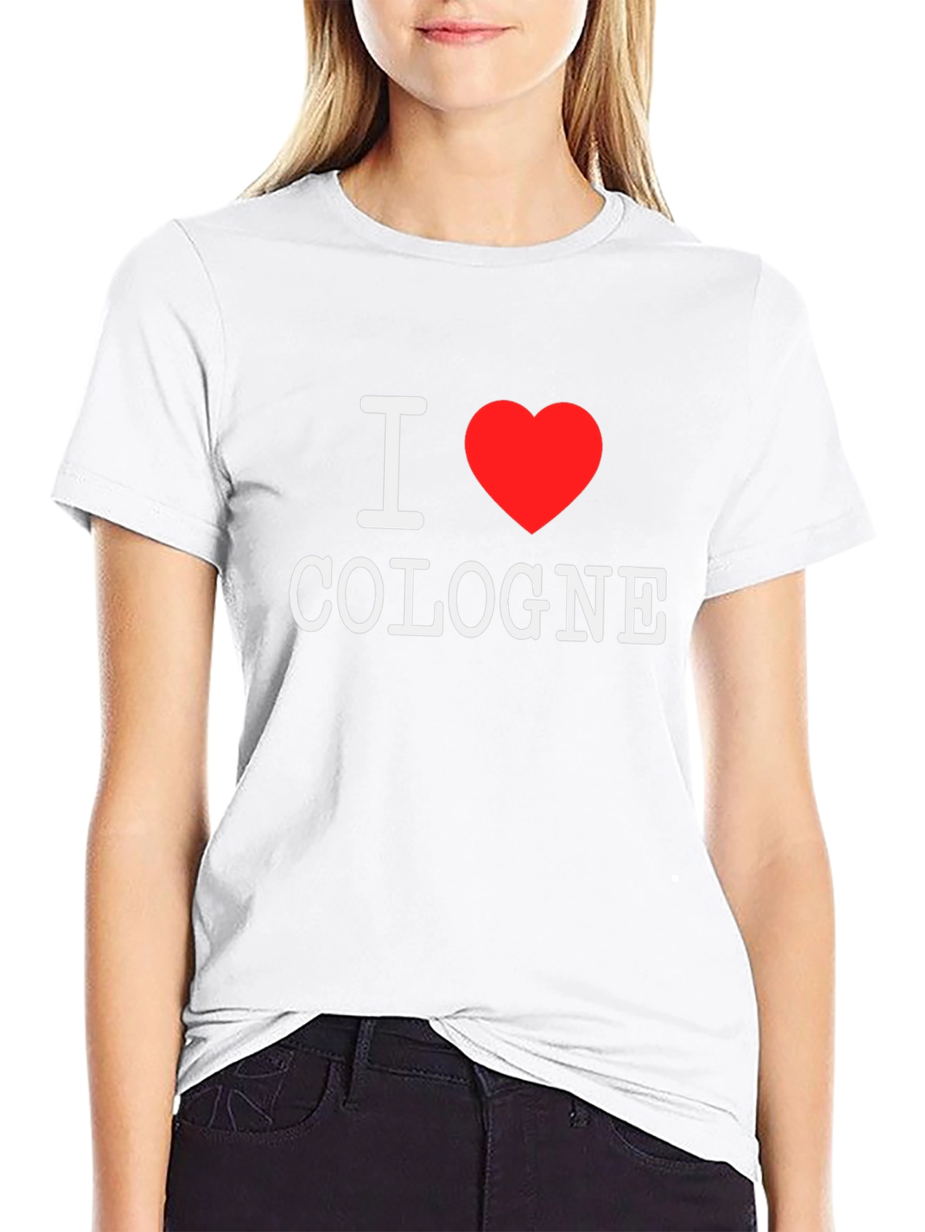 I Heart Cologne T-Shirt - Stylish Black Tee