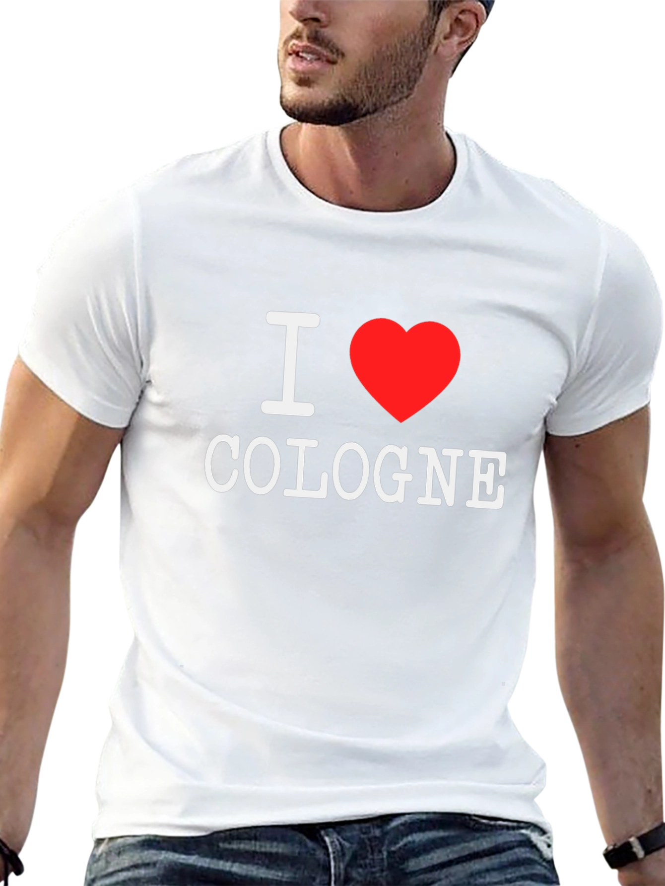 I Heart Cologne T-Shirt - Stylish Black Tee