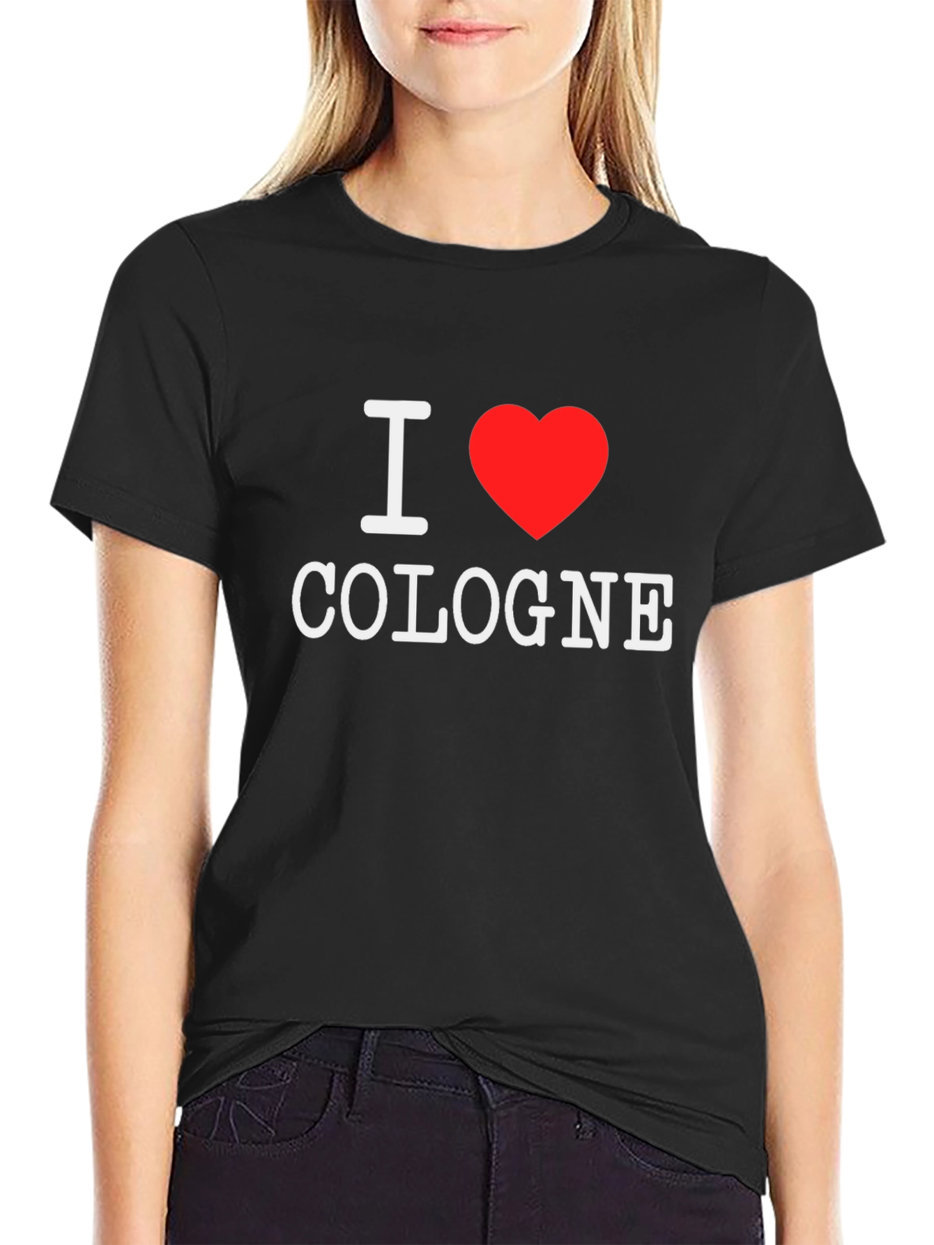 I Heart Cologne T-Shirt - Stylish Black Tee