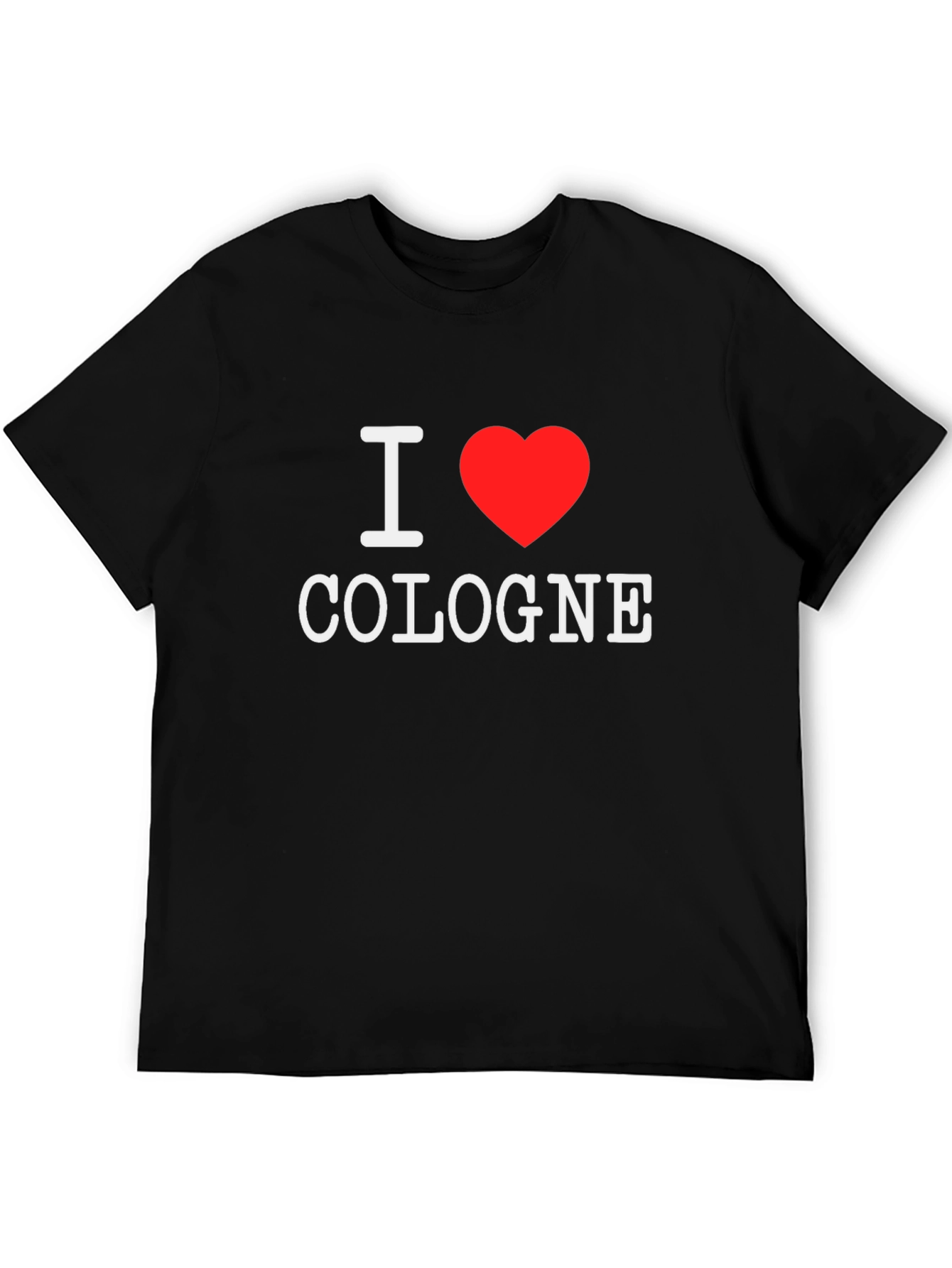 I Heart Cologne T-Shirt - Stylish Black Tee