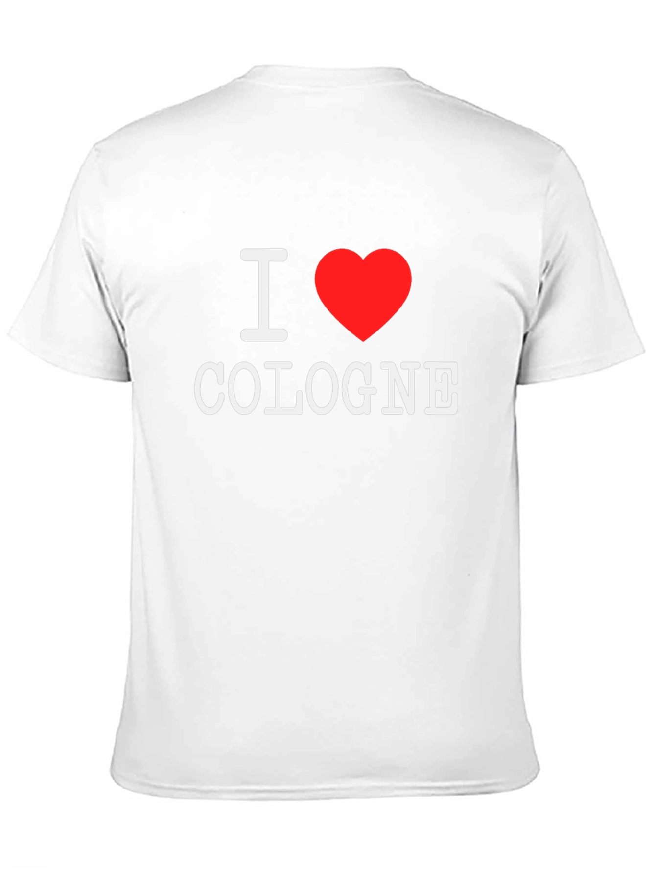 I Heart Cologne T-Shirt - Stylish Black Tee