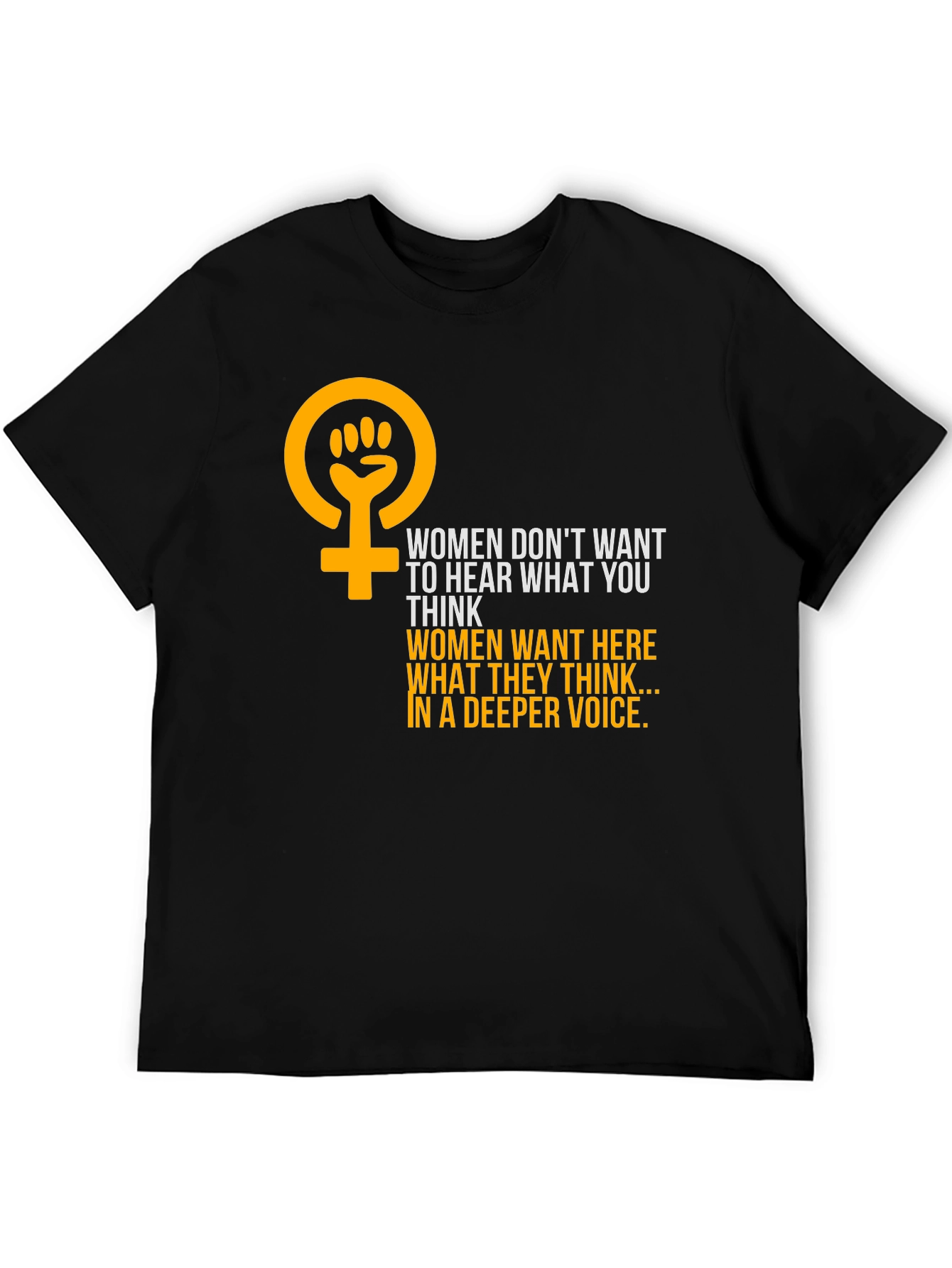Feminist Empowerment Graphic Tee - Hear Womens Voices