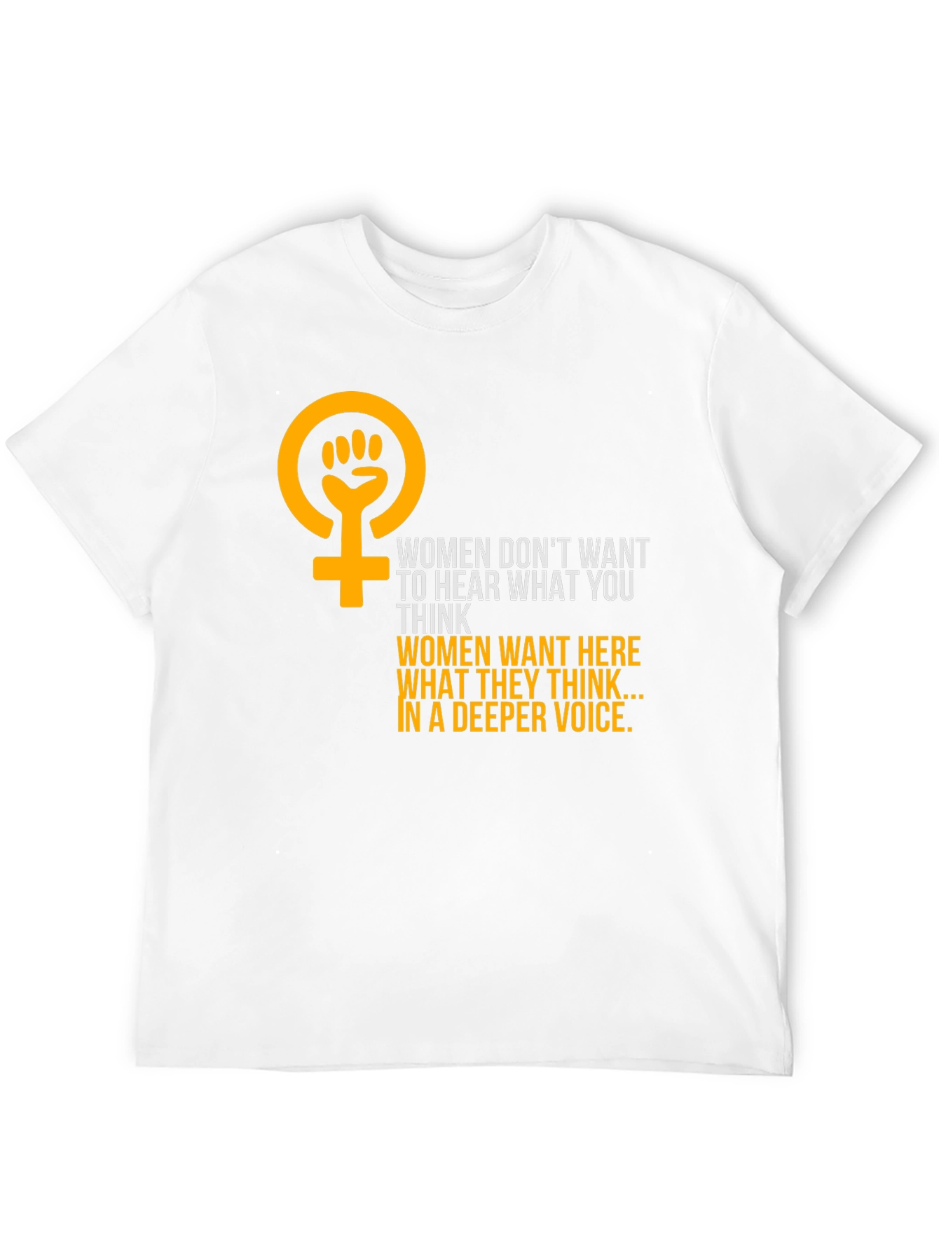 Feminist Empowerment Graphic Tee - Hear Womens Voices