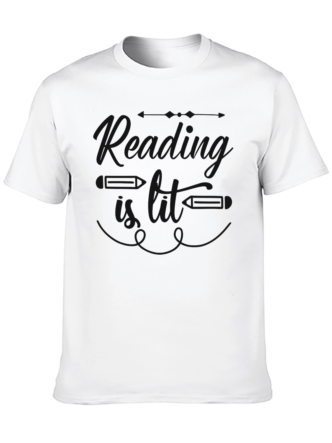 Mens Black Short Sleeve Crew Neck T-Shirt