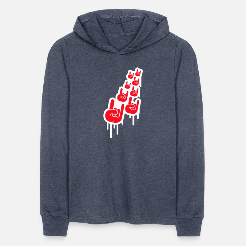 Heavy metal graffiti drop horn finger hand gesture