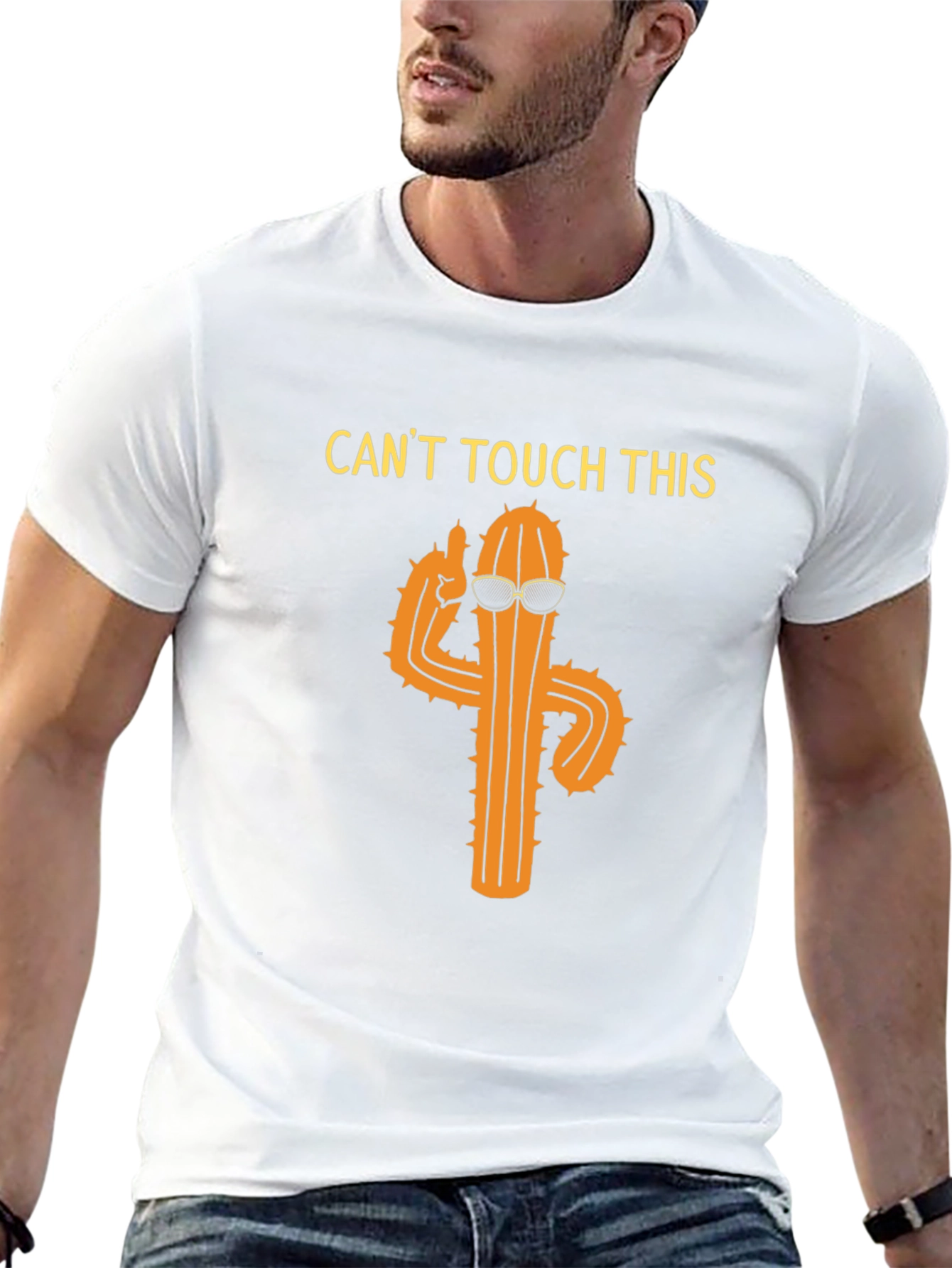 Cool Cactus Graphic Tee - Cant Touch This!