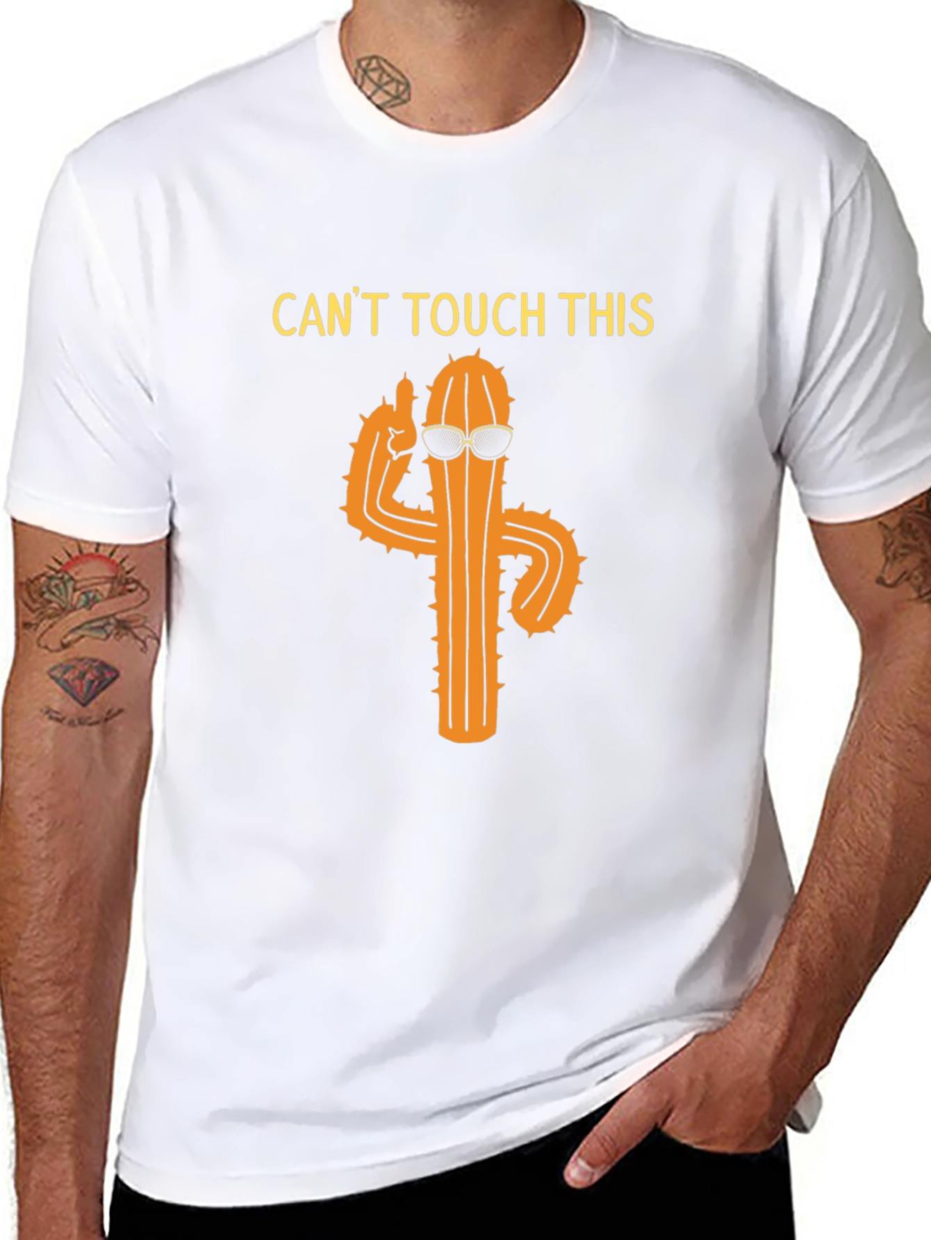 Cool Cactus Graphic Tee - Cant Touch This!