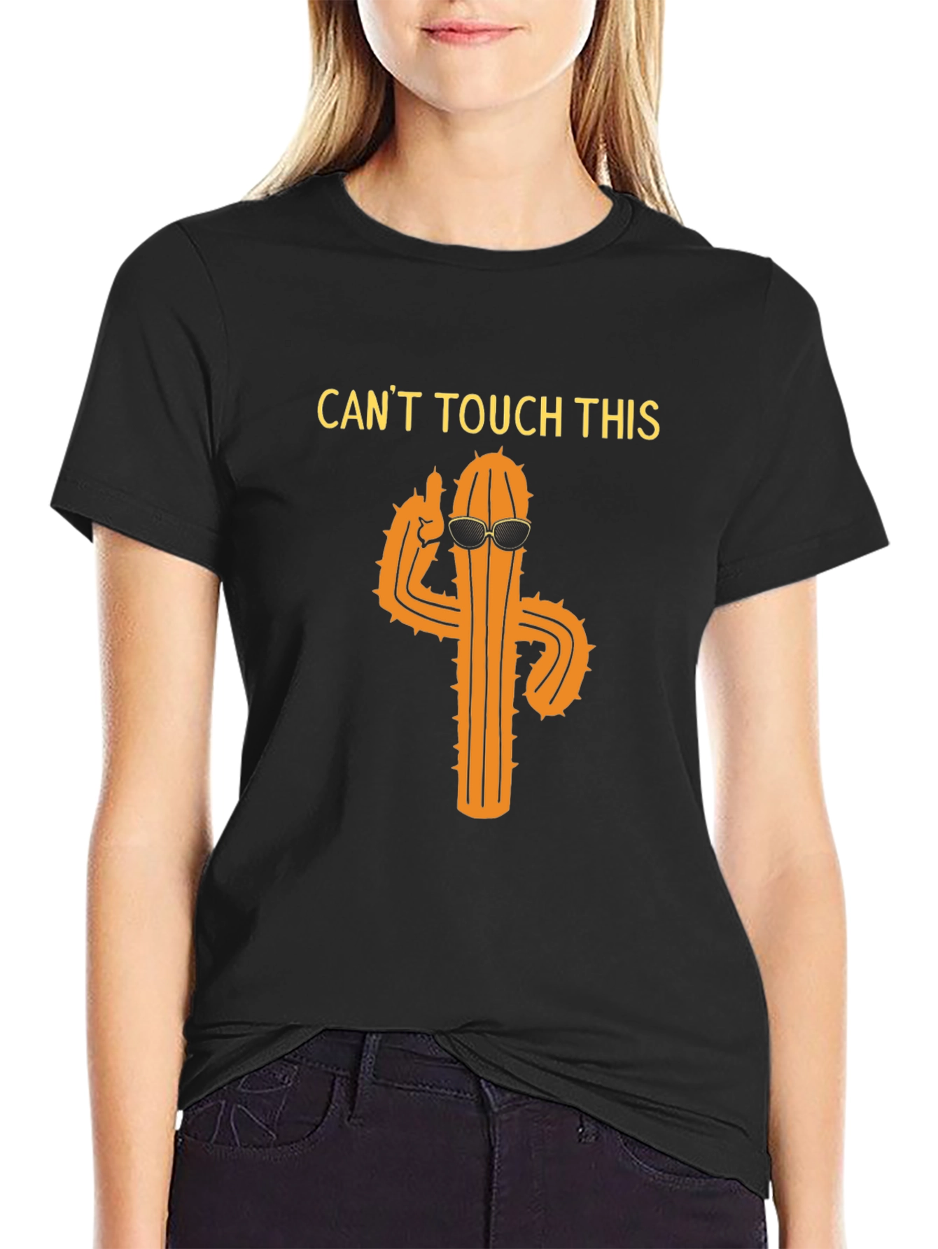 Cool Cactus Graphic Tee - Cant Touch This!