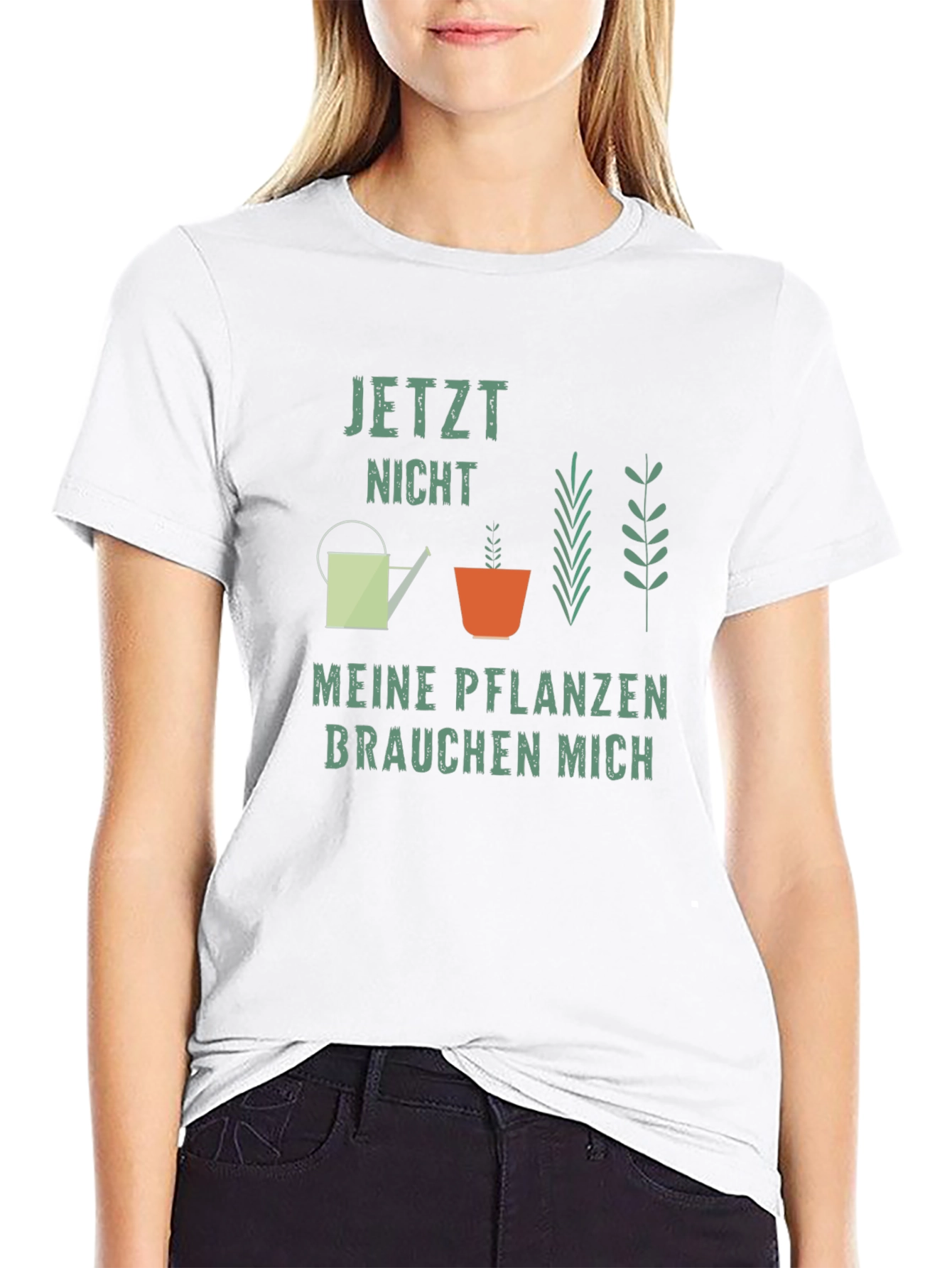 Plant Lover T-Shirt: Jetzt Nicht Meine Pflanzen Brauchen Mich