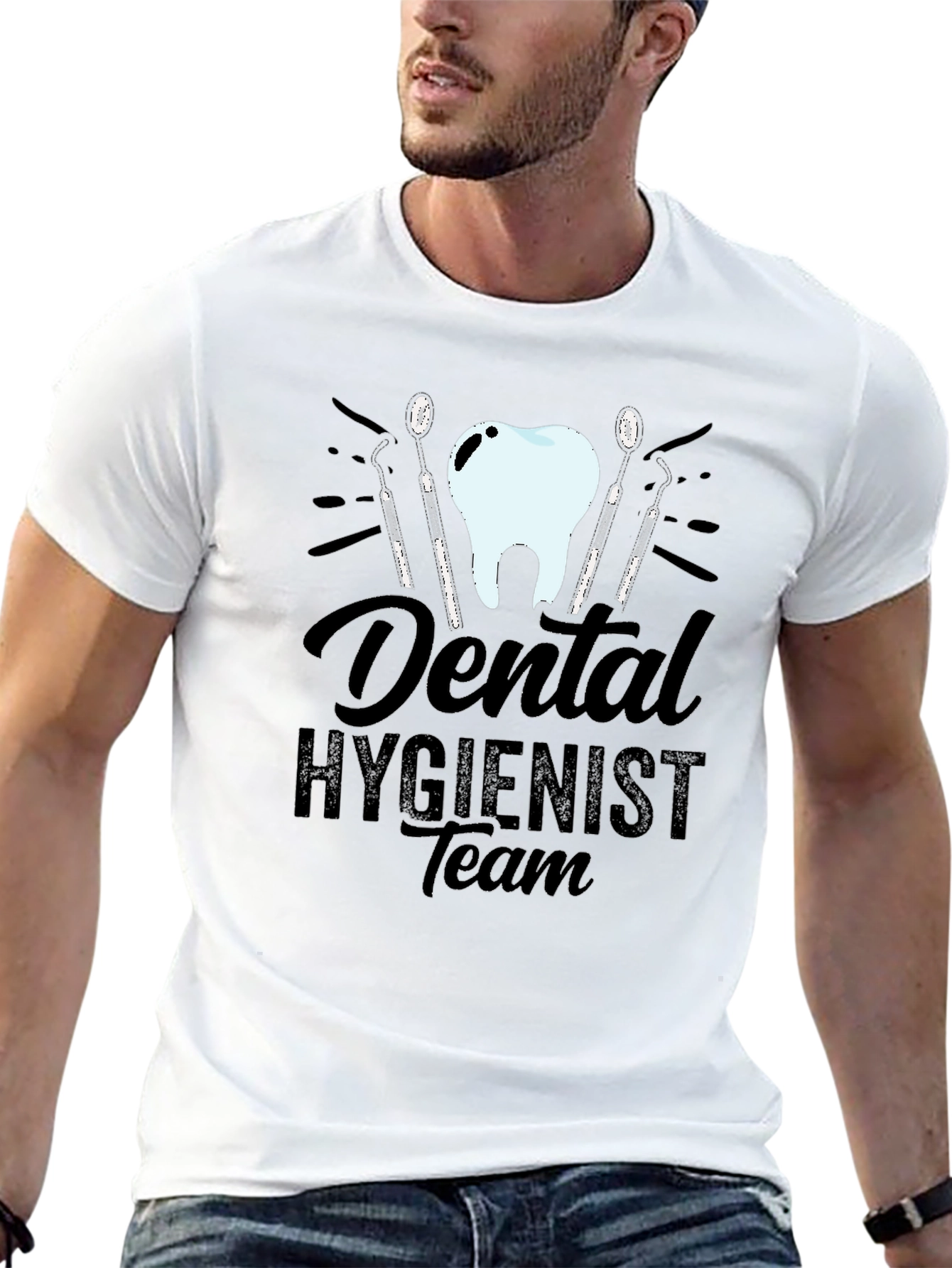 Dental Hygienist Team Graphic T-Shirt