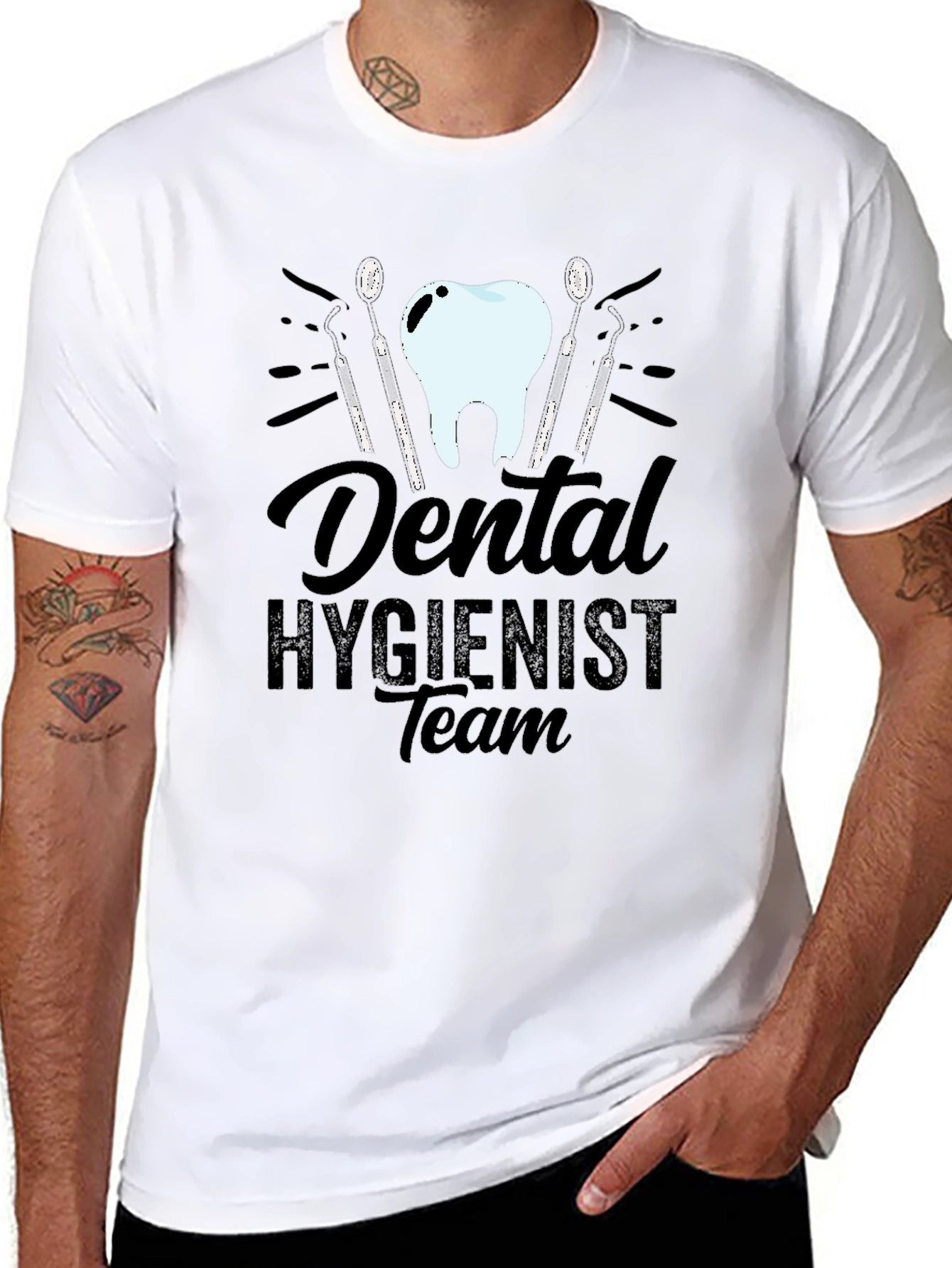 Dental Hygienist Team Graphic T-Shirt