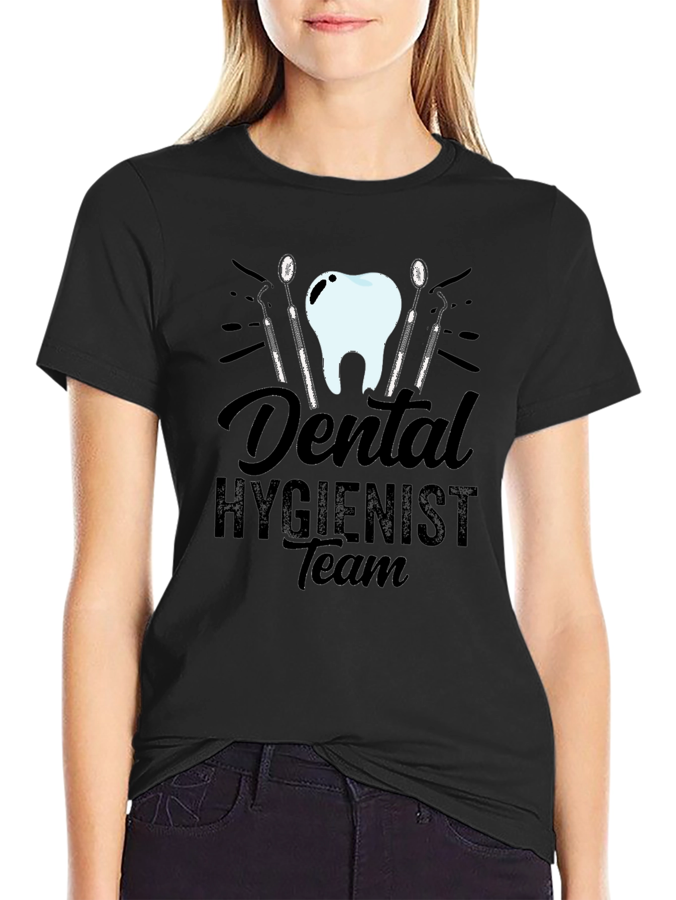 Dental Hygienist Team Graphic T-Shirt