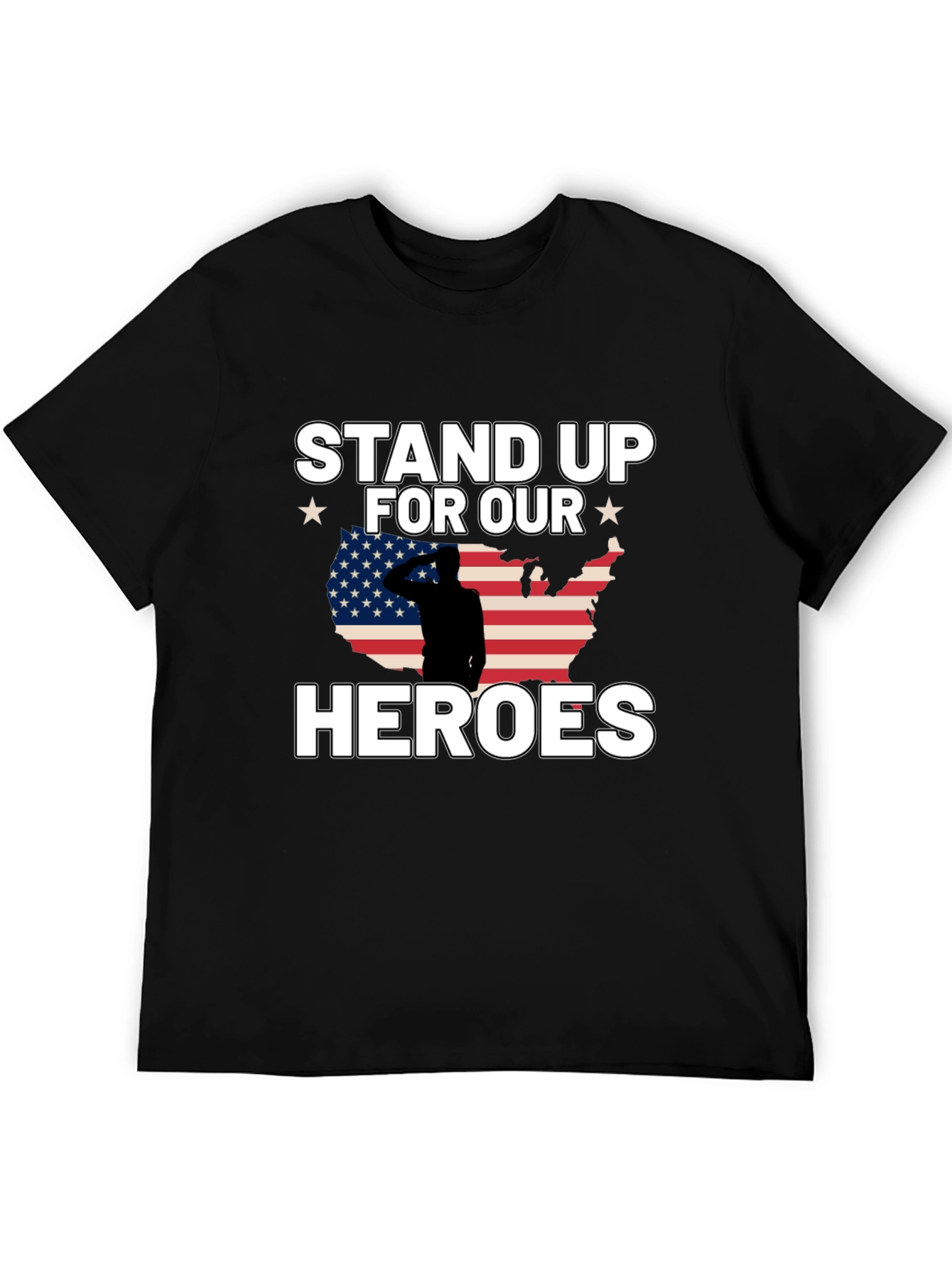 Stand Up For Our Heroes Graphic T-Shirt