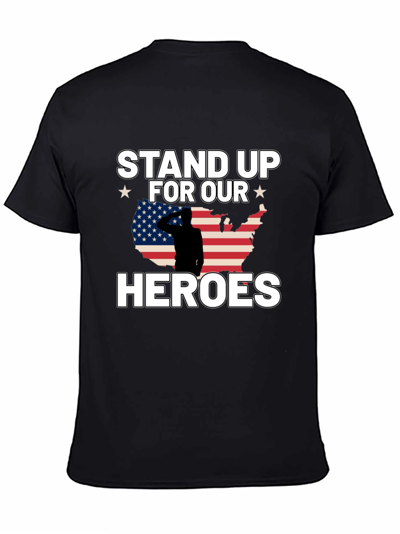 Stand Up For Our Heroes Graphic T-Shirt