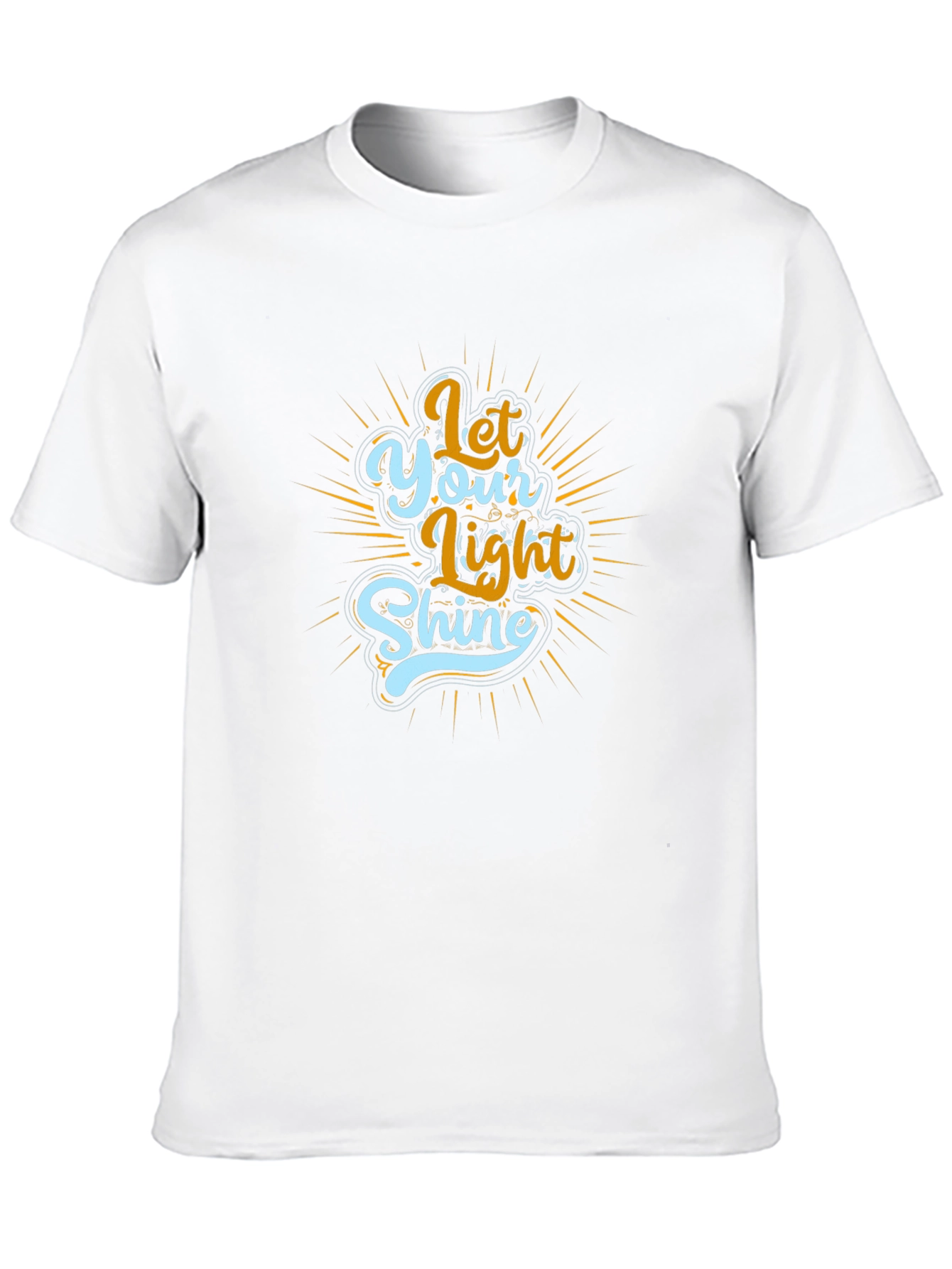 Let Your Light Shine Graphic T-Shirt - Black