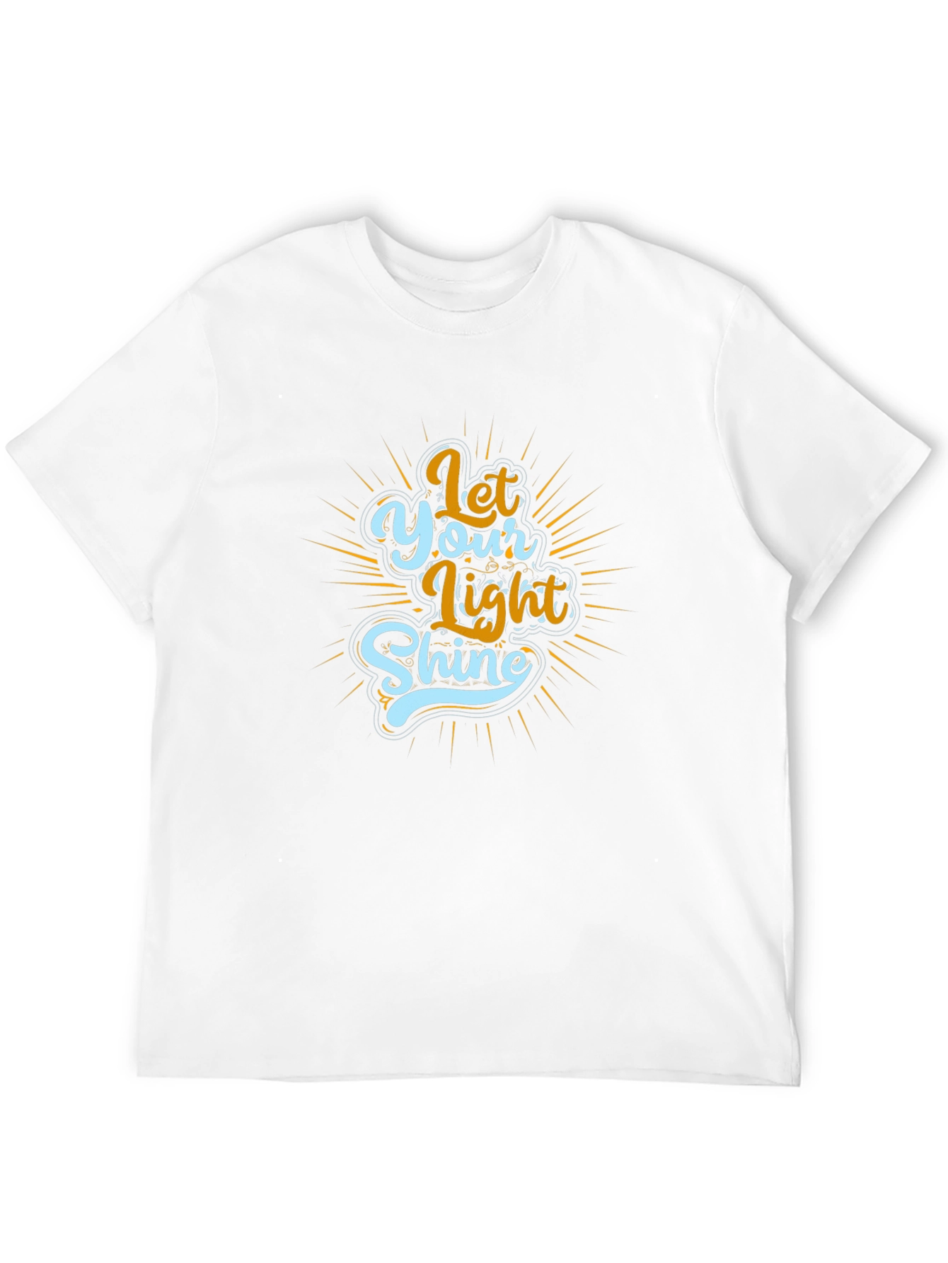 Let Your Light Shine Graphic T-Shirt - Black