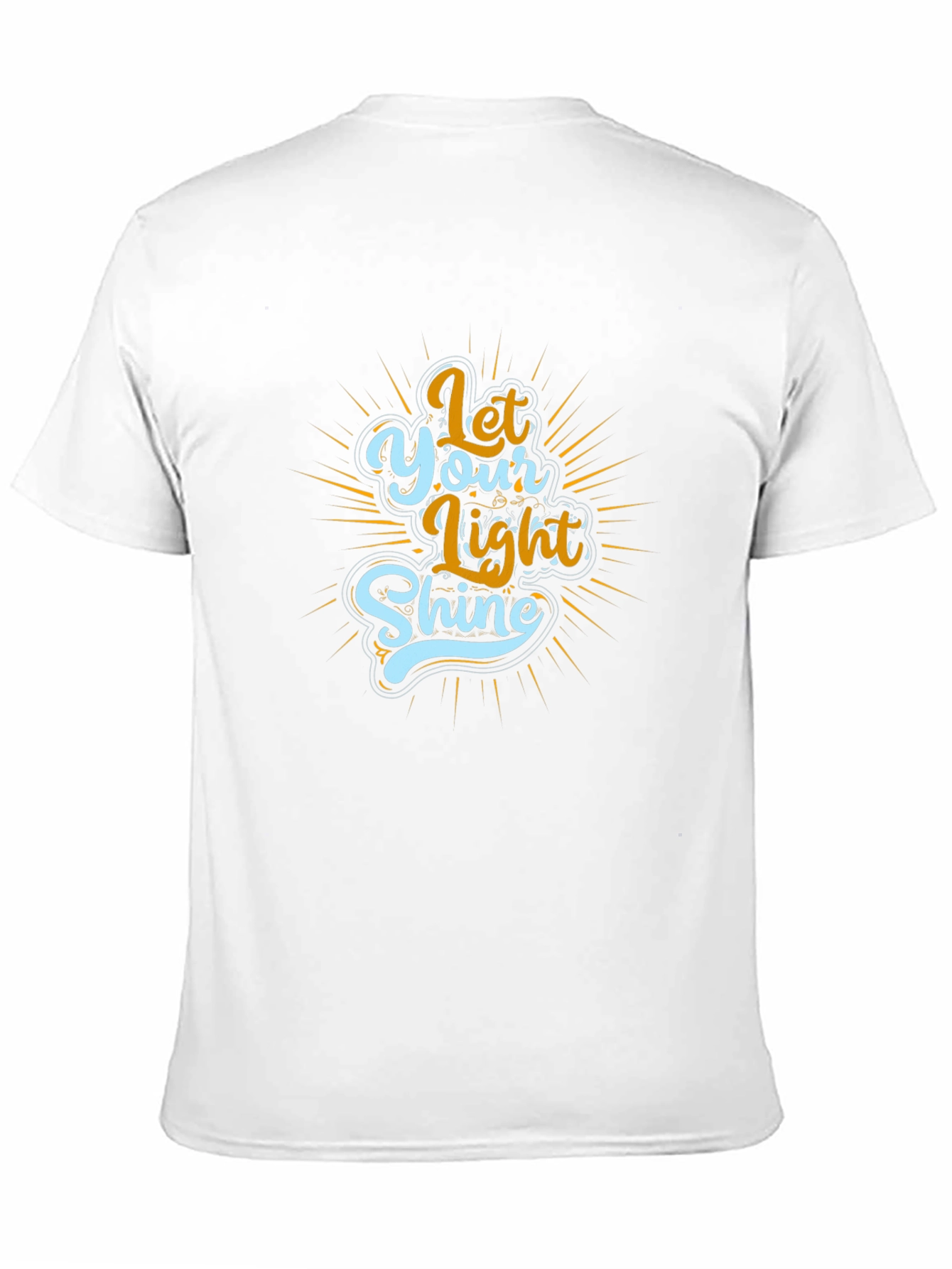 Let Your Light Shine Graphic T-Shirt - Black