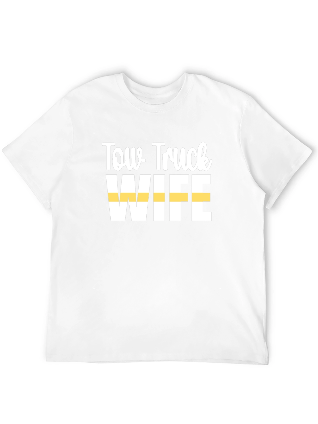 Tow Truck Wife Black Graphic Tee