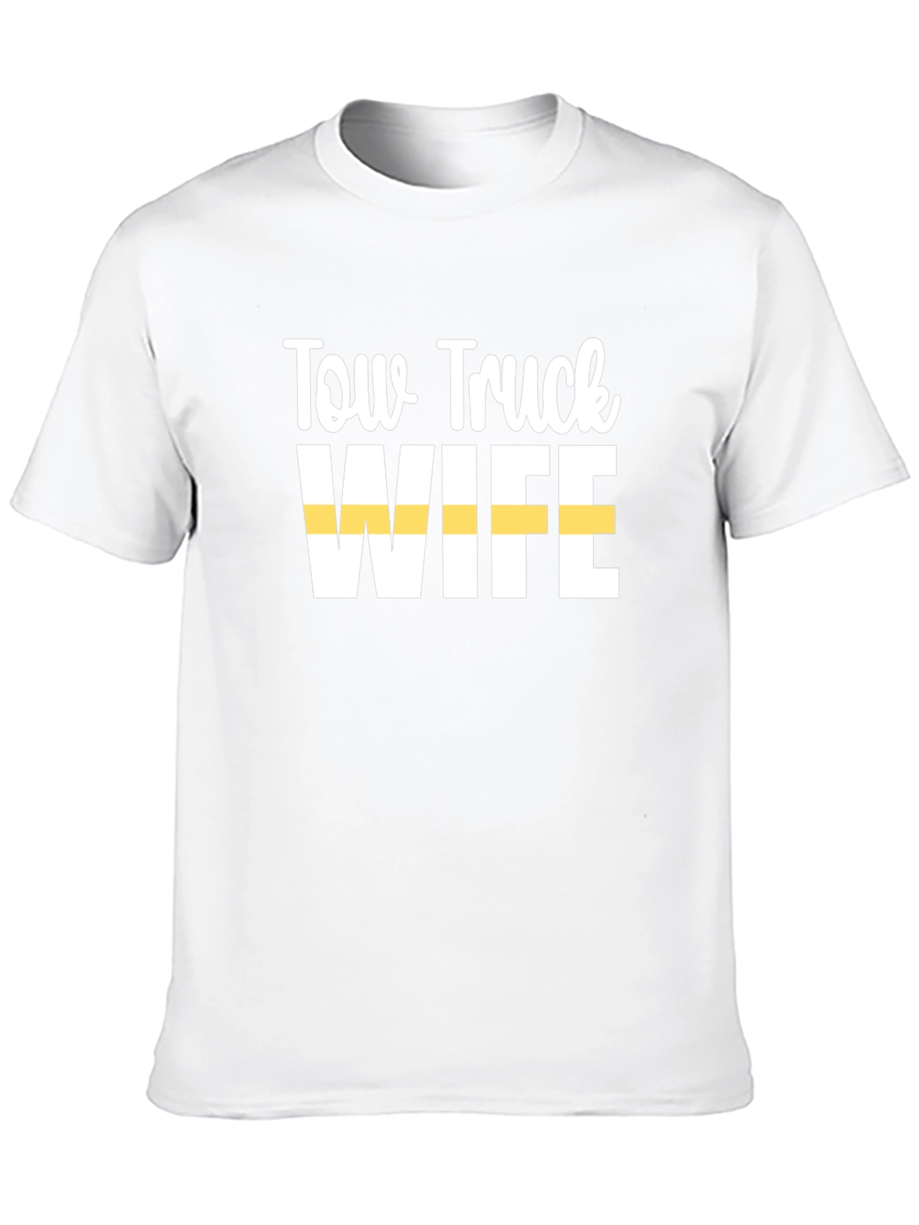 Tow Truck Wife Black Graphic Tee