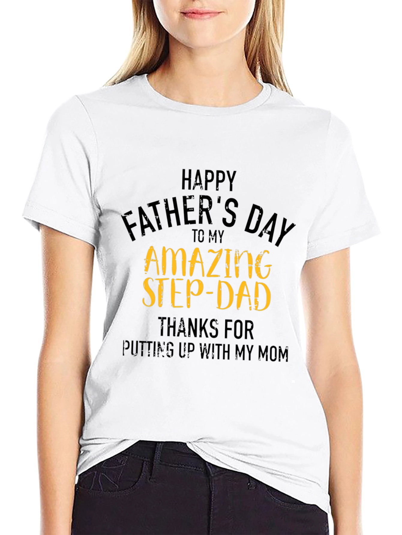 Amazing Step-Dad Fathers Day T-Shirt