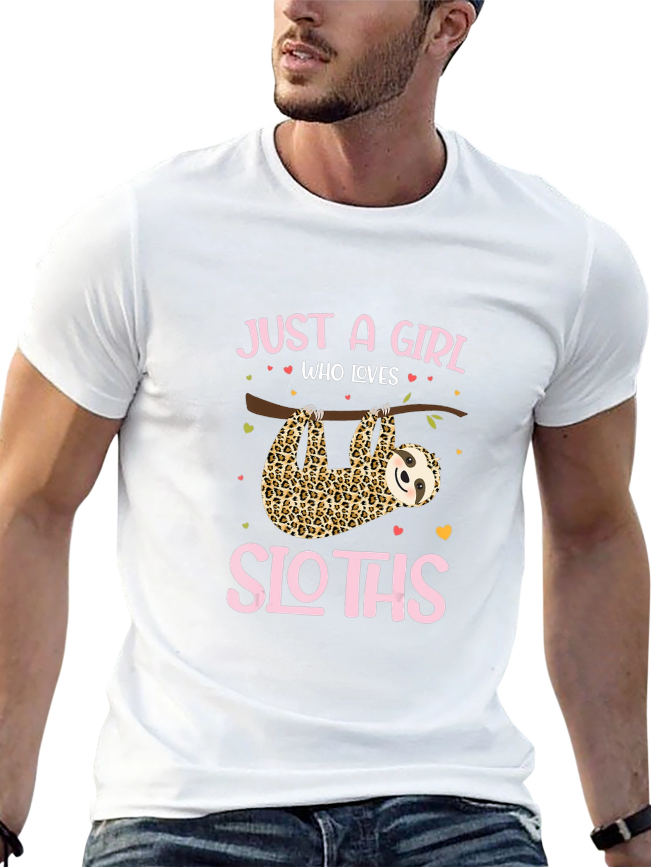 Girl Who Loves Sloths T-Shirt