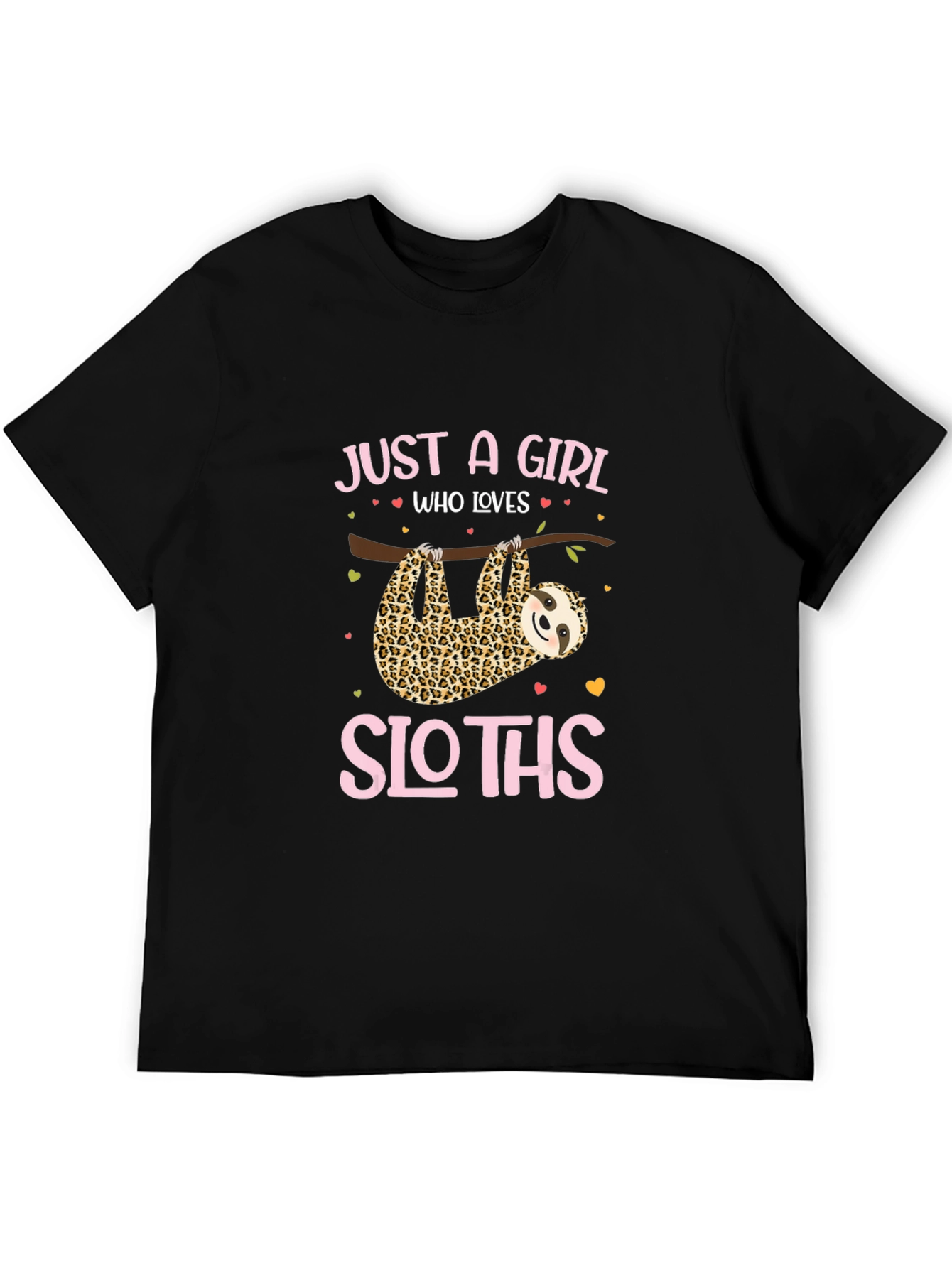 Girl Who Loves Sloths T-Shirt