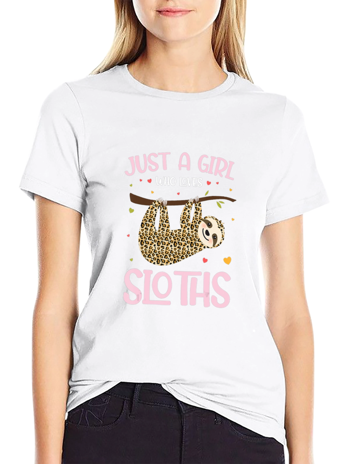 Girl Who Loves Sloths T-Shirt