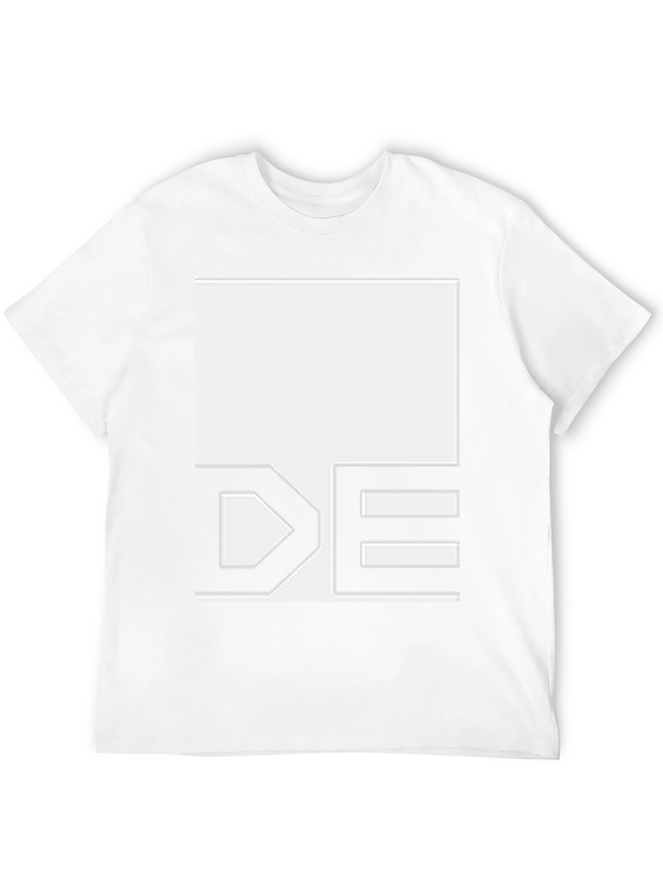 Bold Graphic Tee - DE Lettering Modern Style
