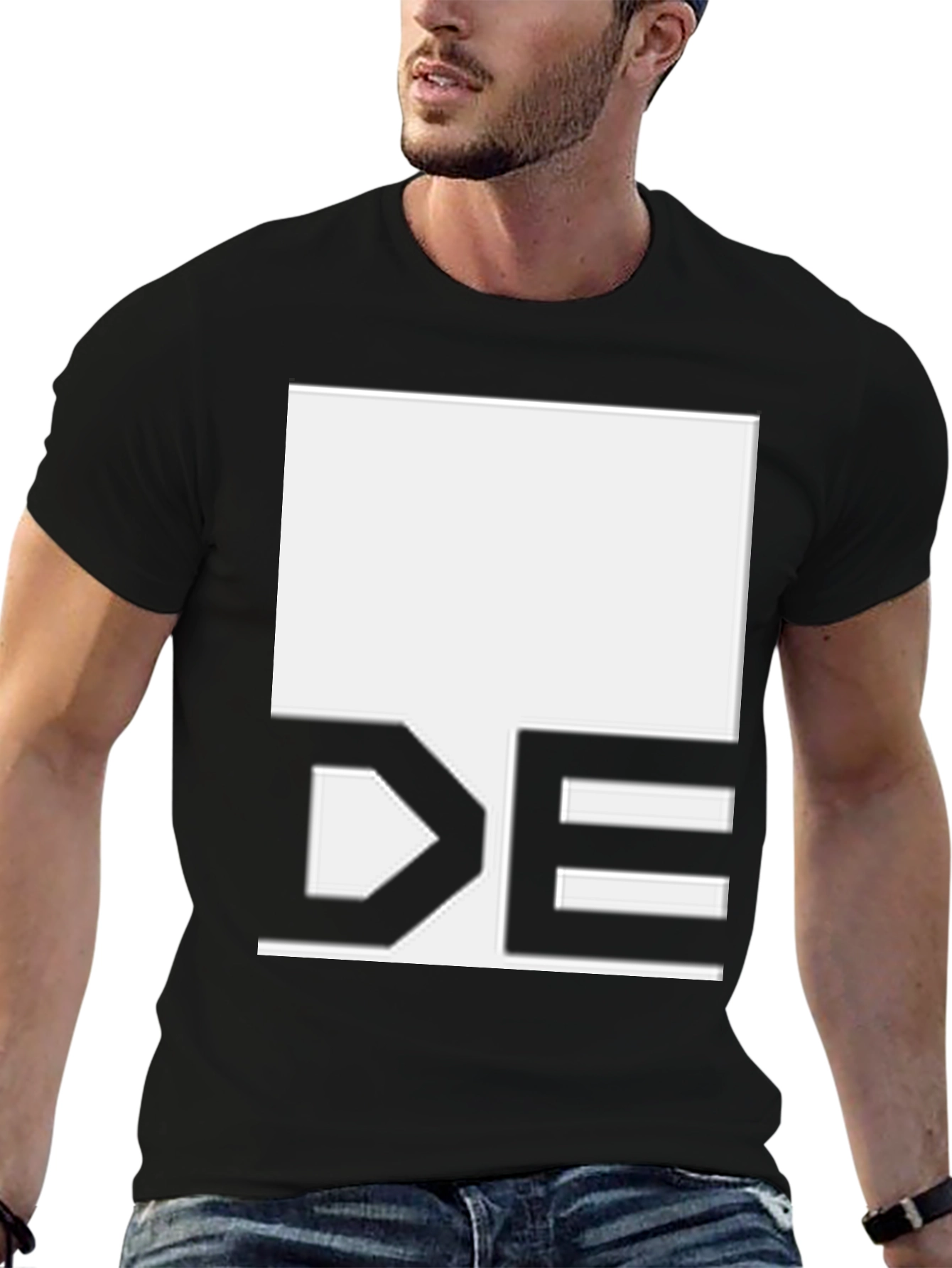 Bold Graphic Tee - DE Lettering Modern Style