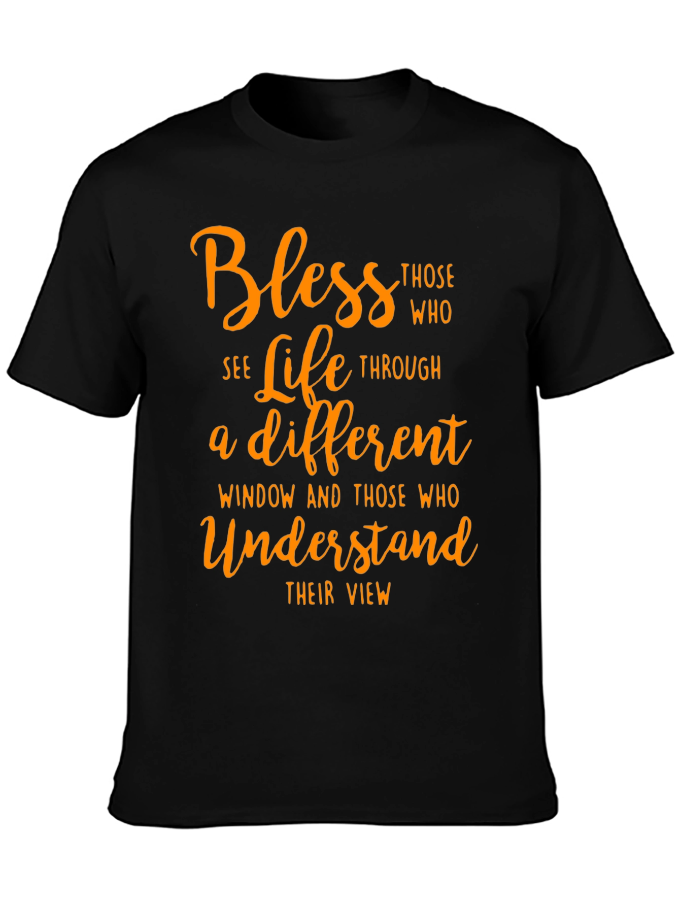 Bless Those Who See Life Graphic Tee