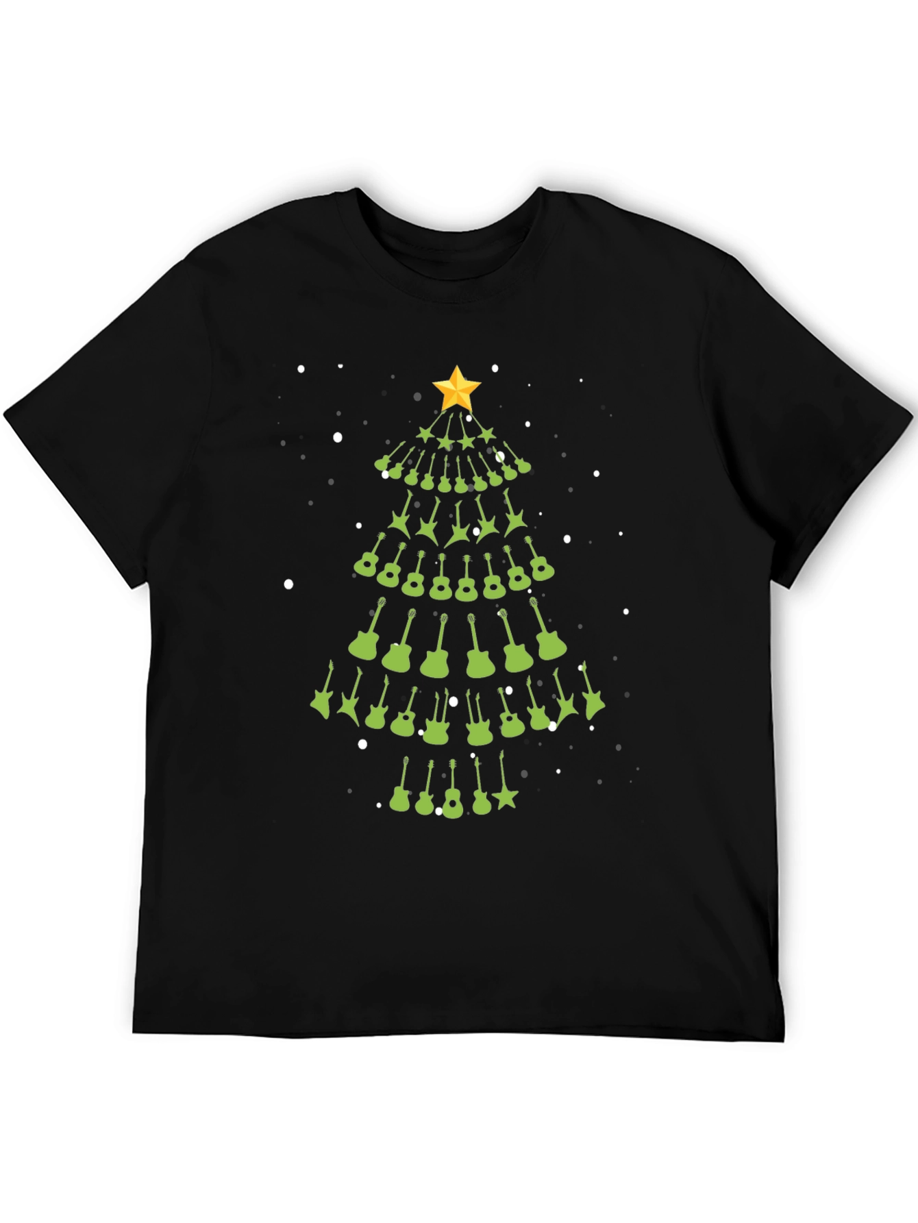 Guitar Christmas Tree T-Shirt - Rockin Holiday Style