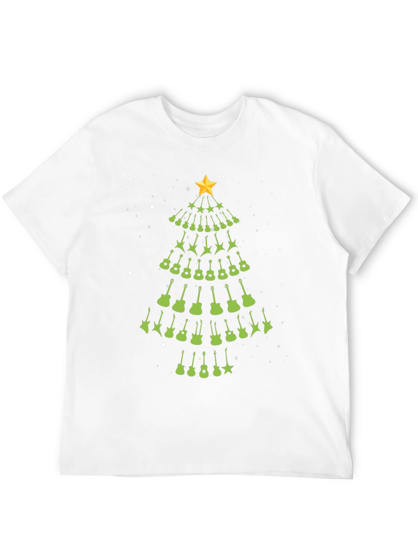 Guitar Christmas Tree T-Shirt - Rockin Holiday Style