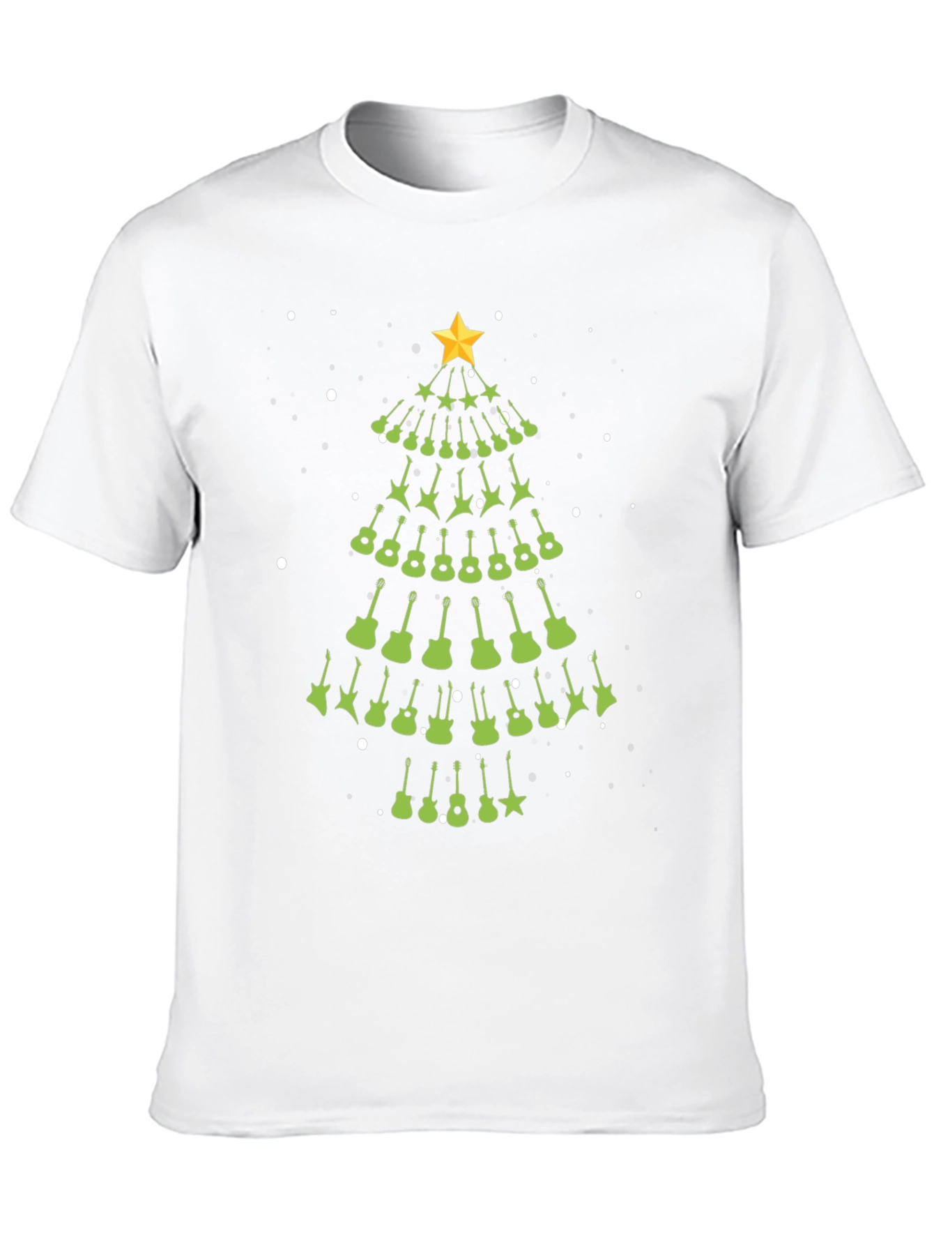 Guitar Christmas Tree T-Shirt - Rockin Holiday Style