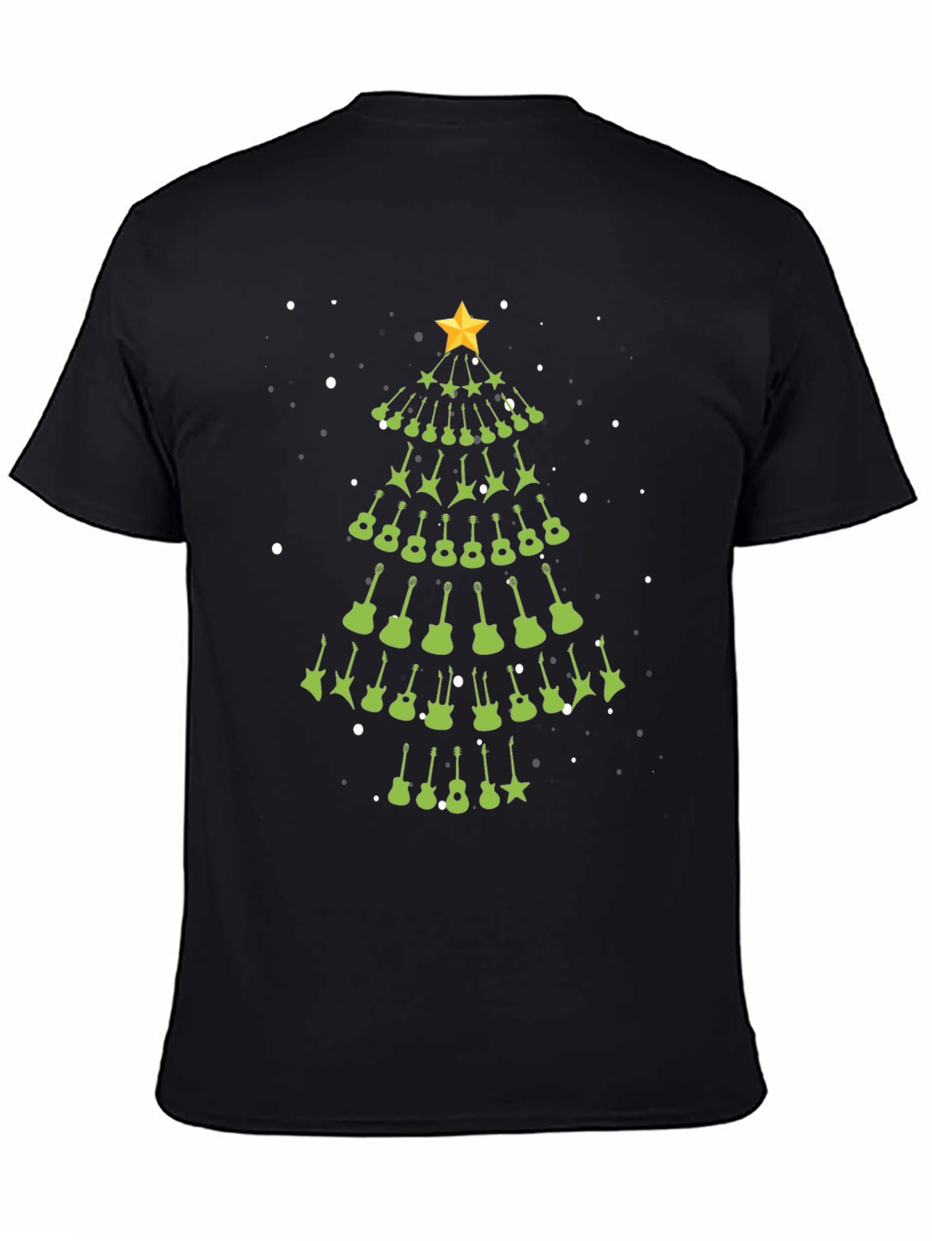 Guitar Christmas Tree T-Shirt - Rockin Holiday Style