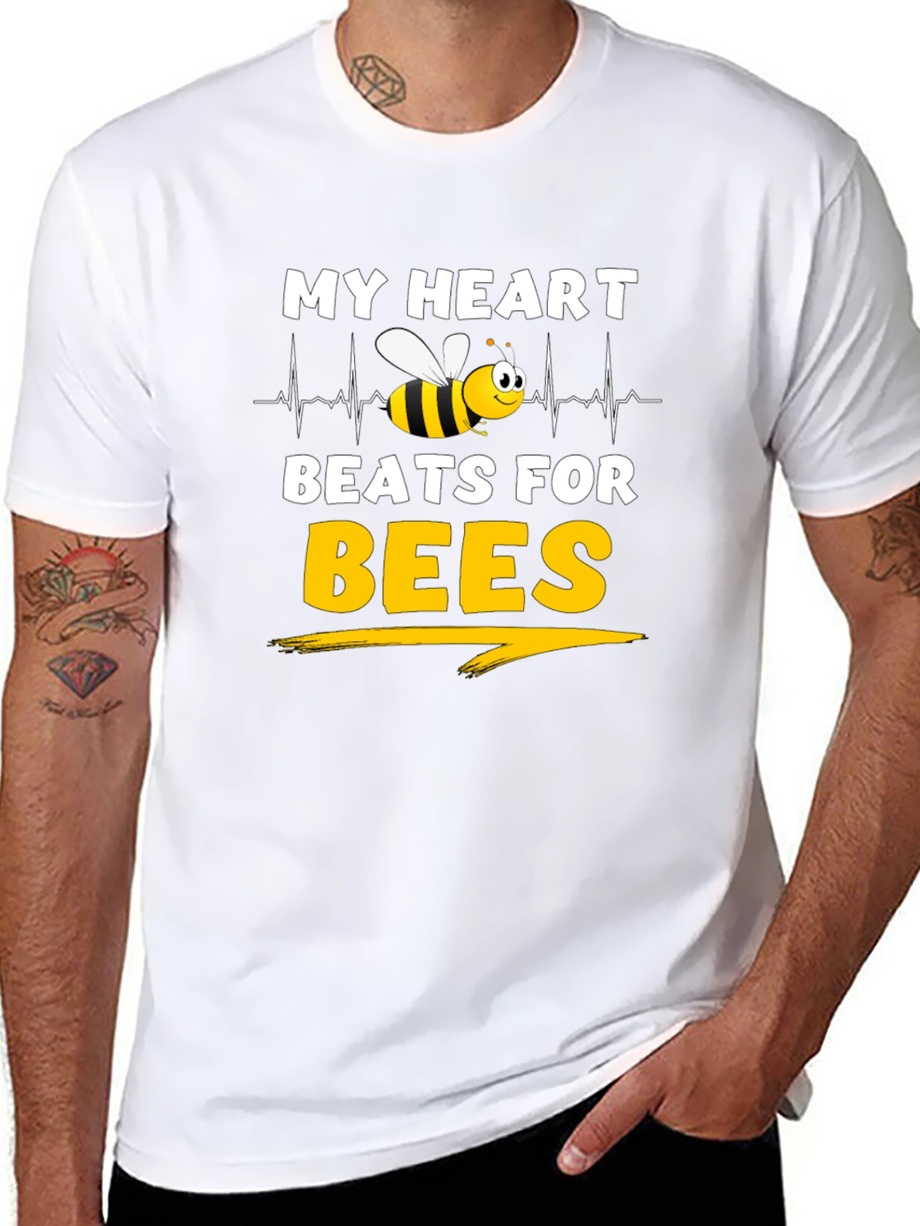 My Heart Beats for Bees Graphic Tee