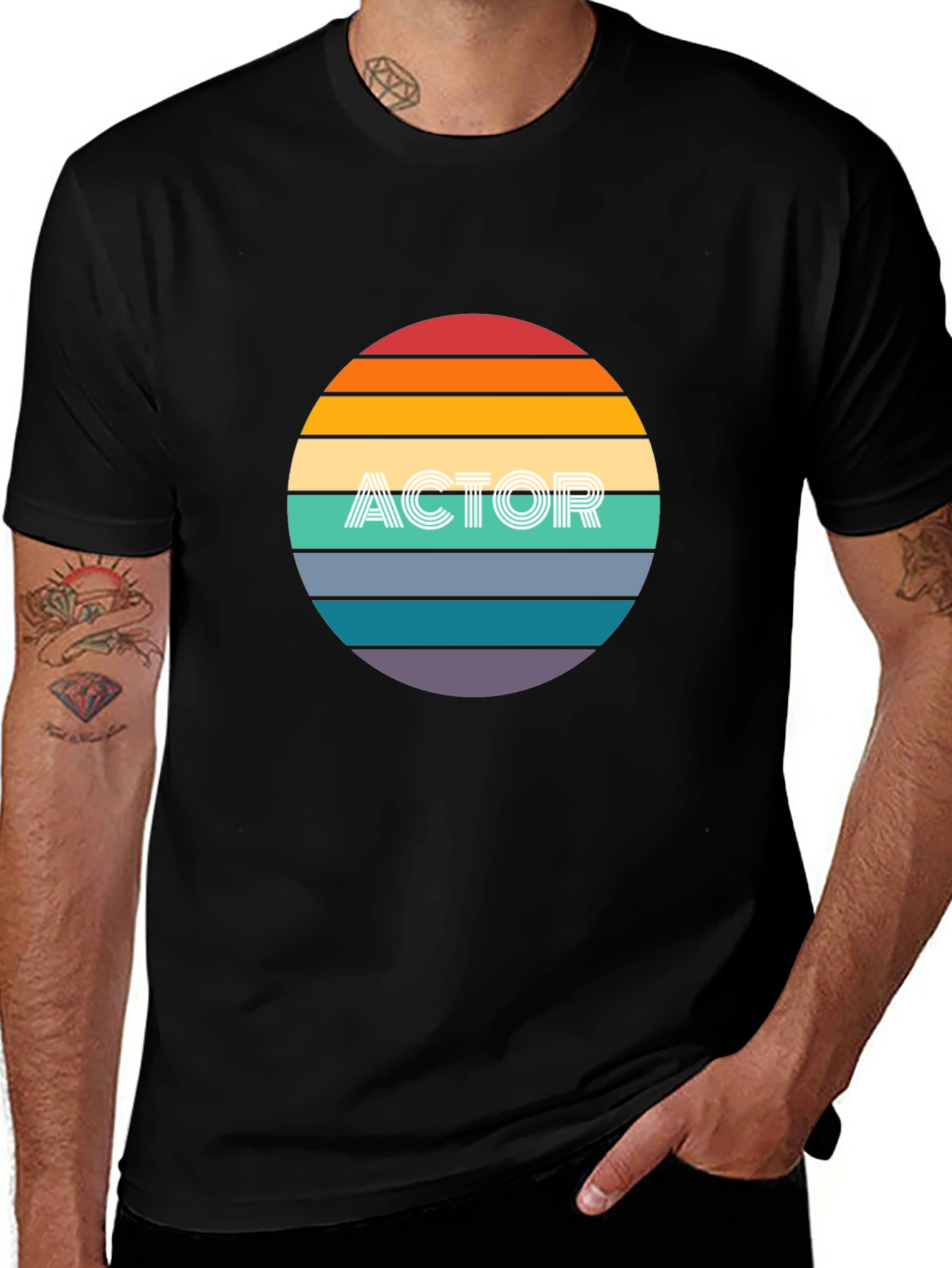 Retro Actor Sunset Graphic Tee