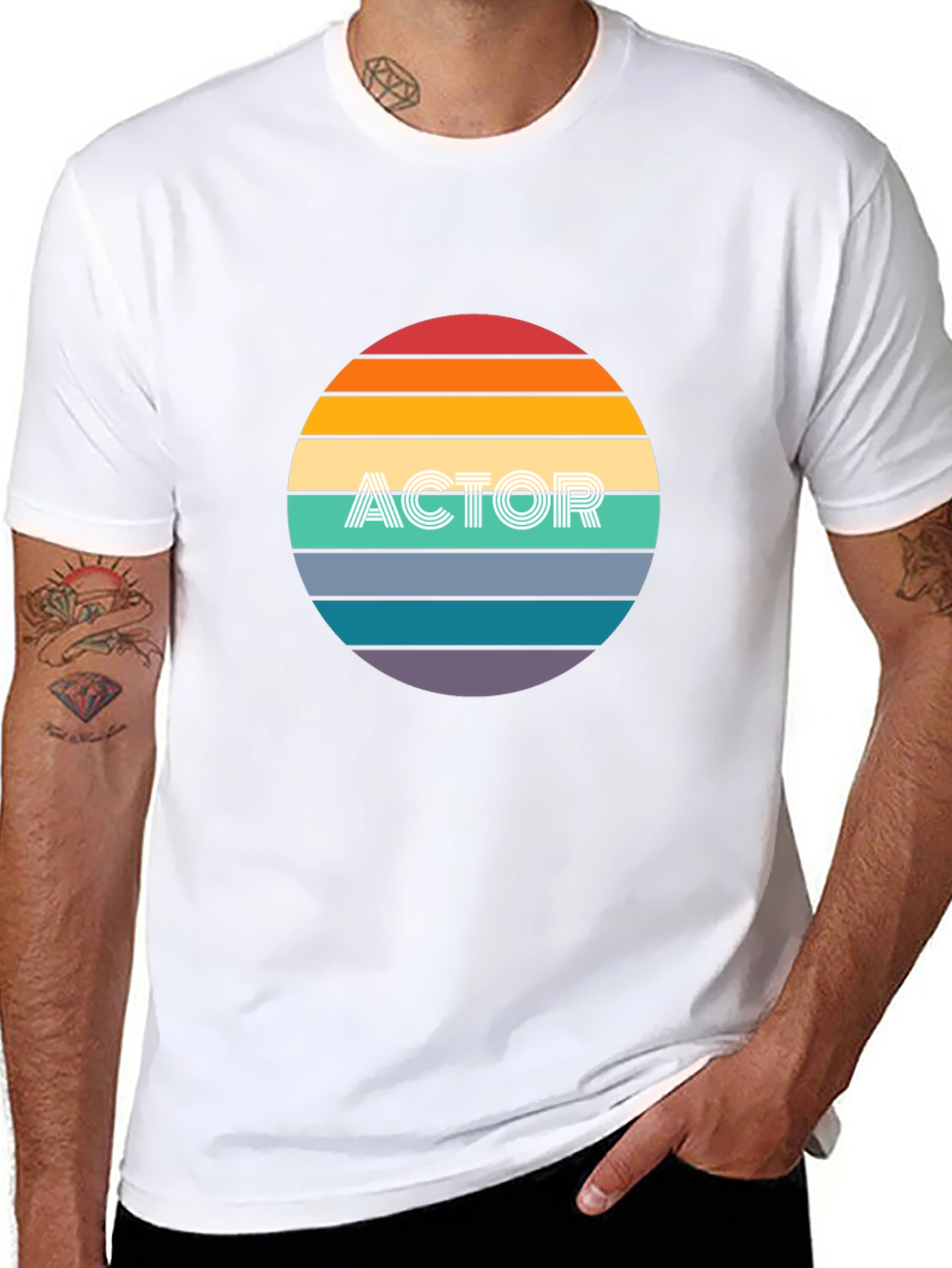 Retro Actor Sunset Graphic Tee