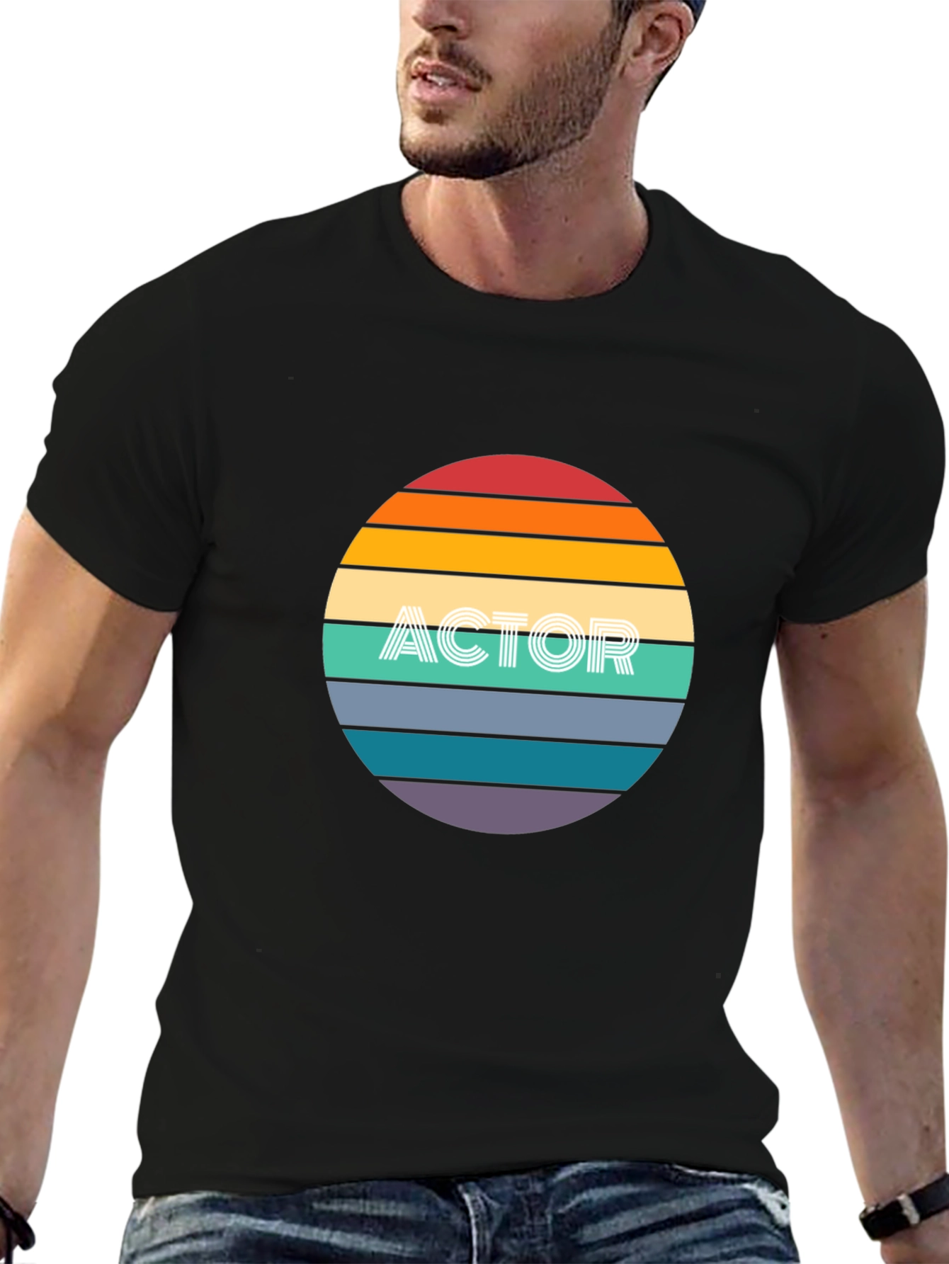 Retro Actor Sunset Graphic Tee