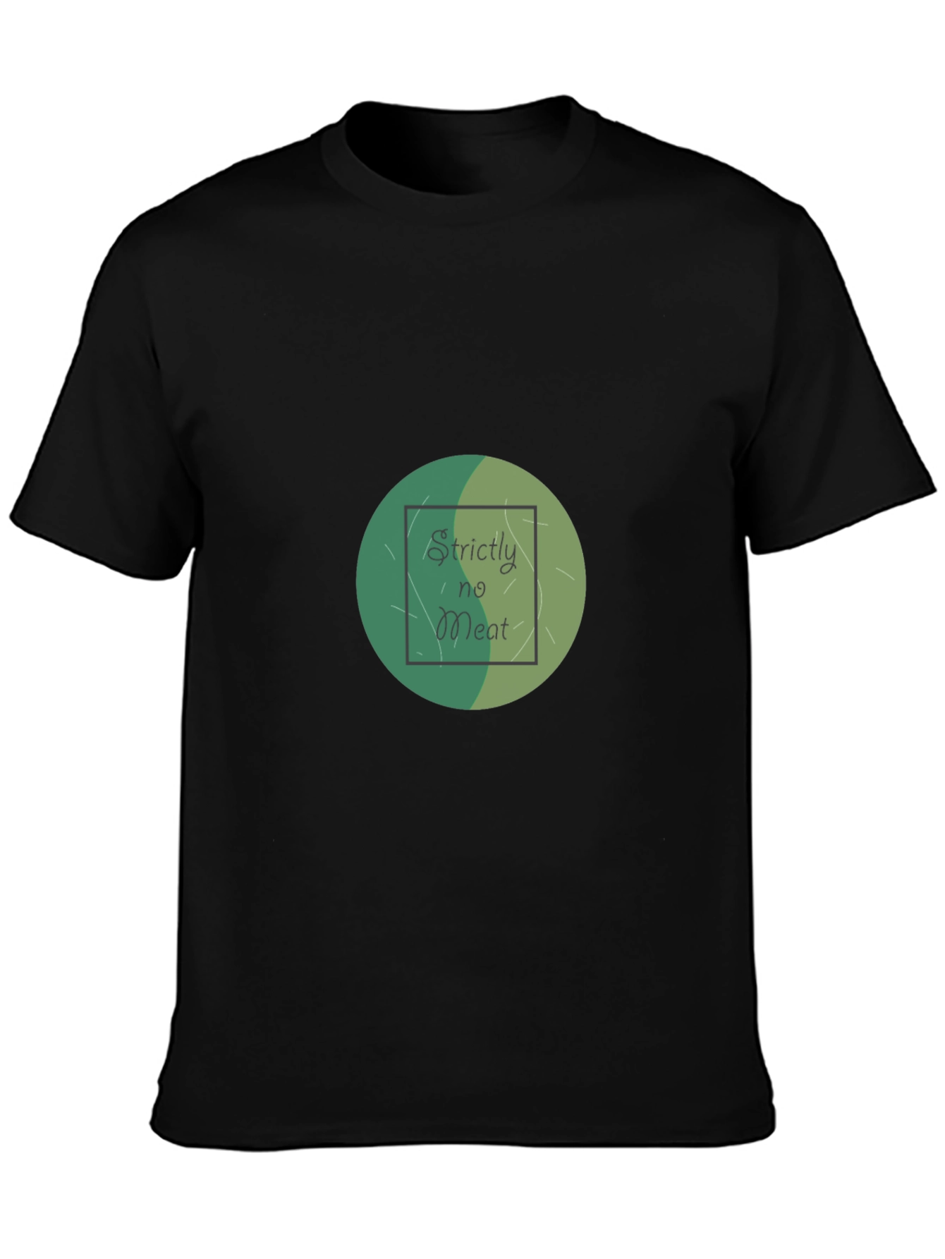 Strictly No Sweat Black T-Shirt