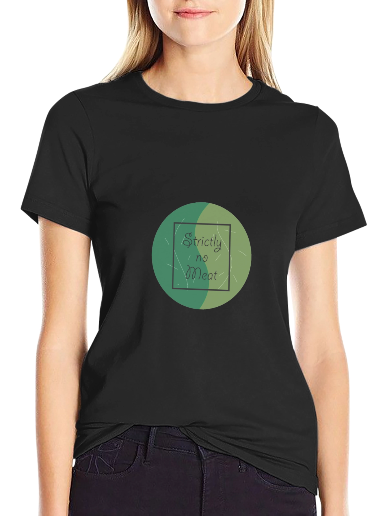 Strictly No Sweat Black T-Shirt