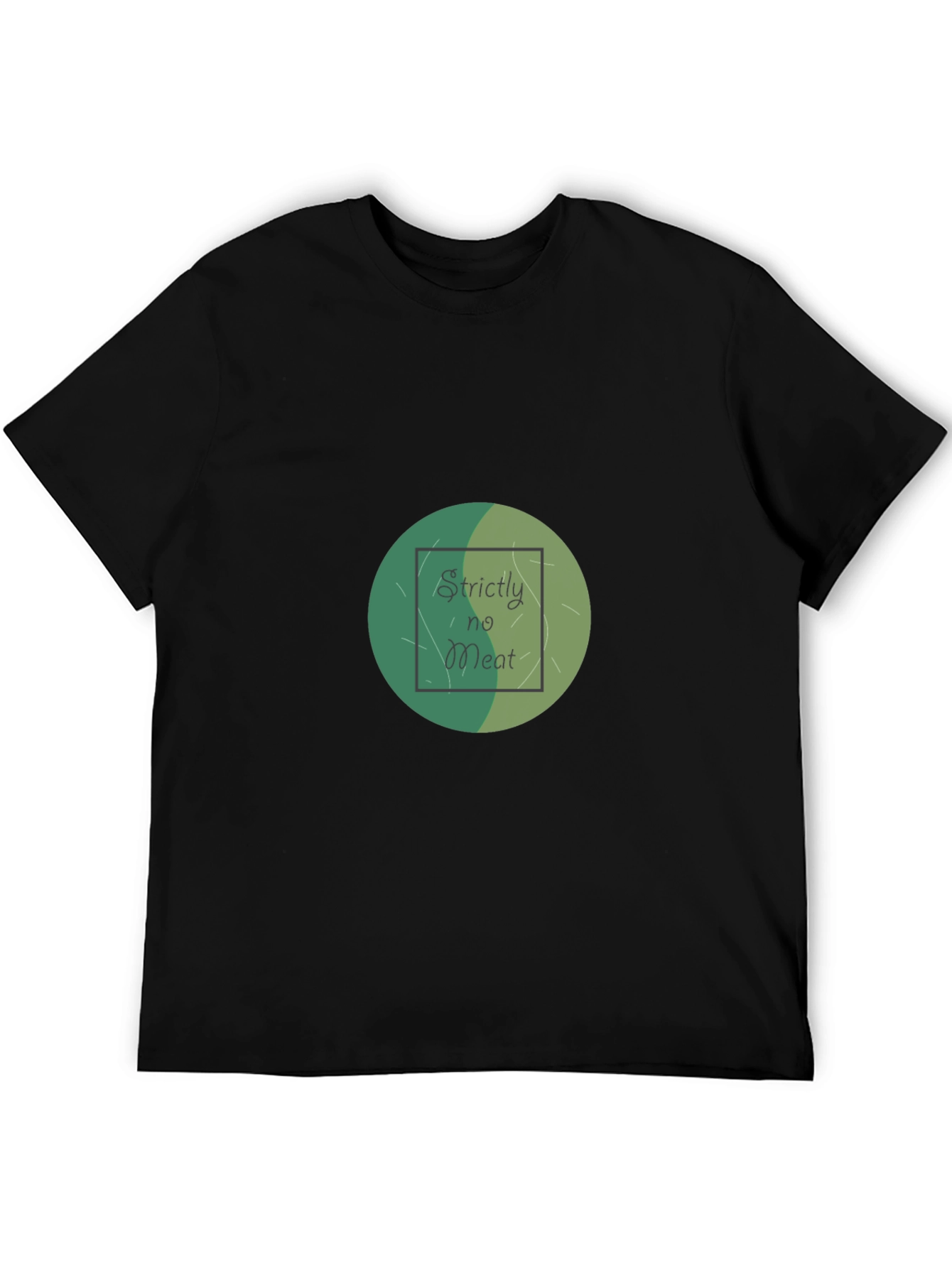 Strictly No Sweat Black T-Shirt