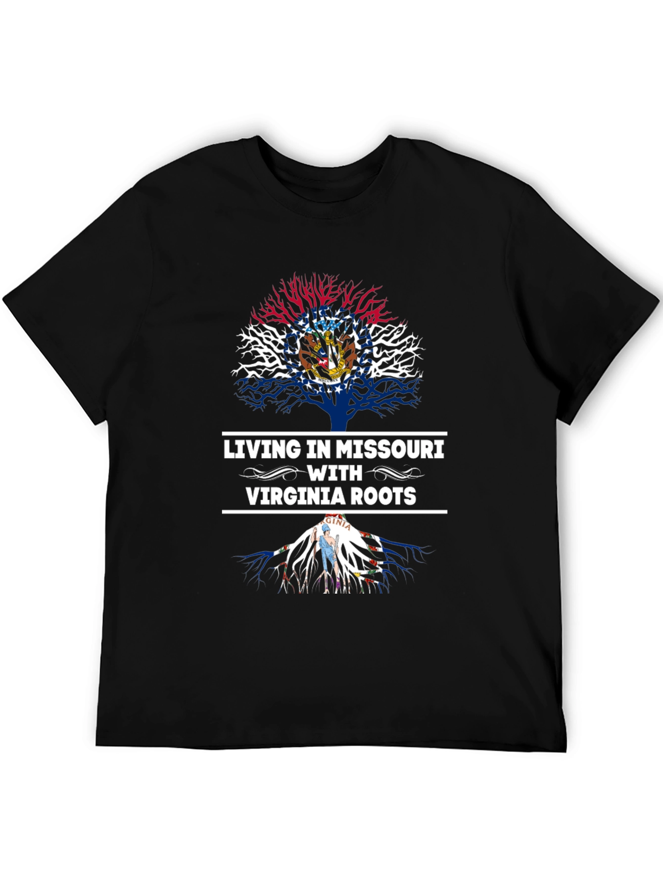 Missouri Pride T-Shirt with Virginia Roots Design
