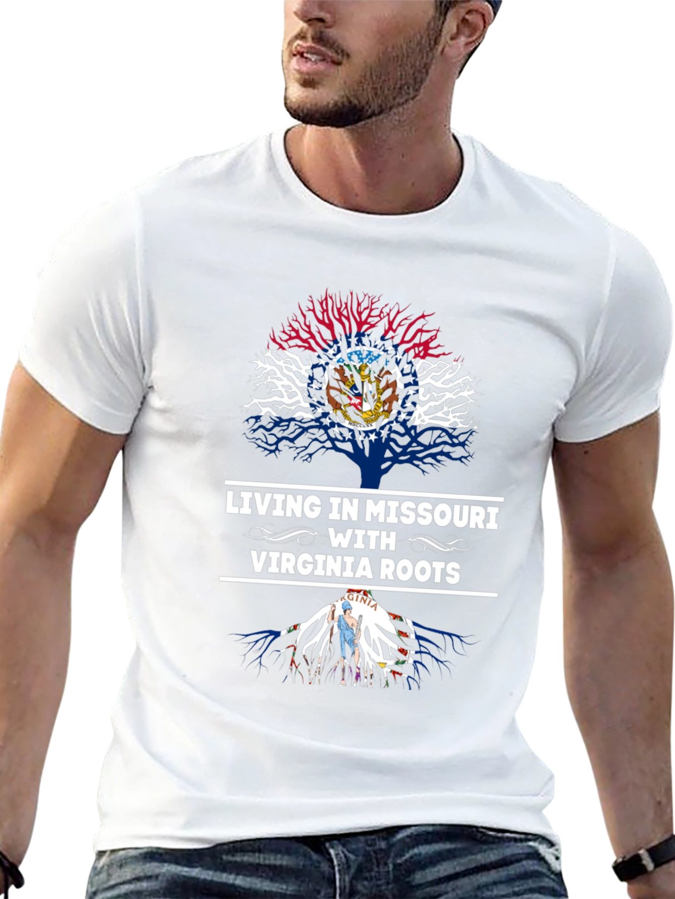 Missouri Pride T-Shirt with Virginia Roots Design