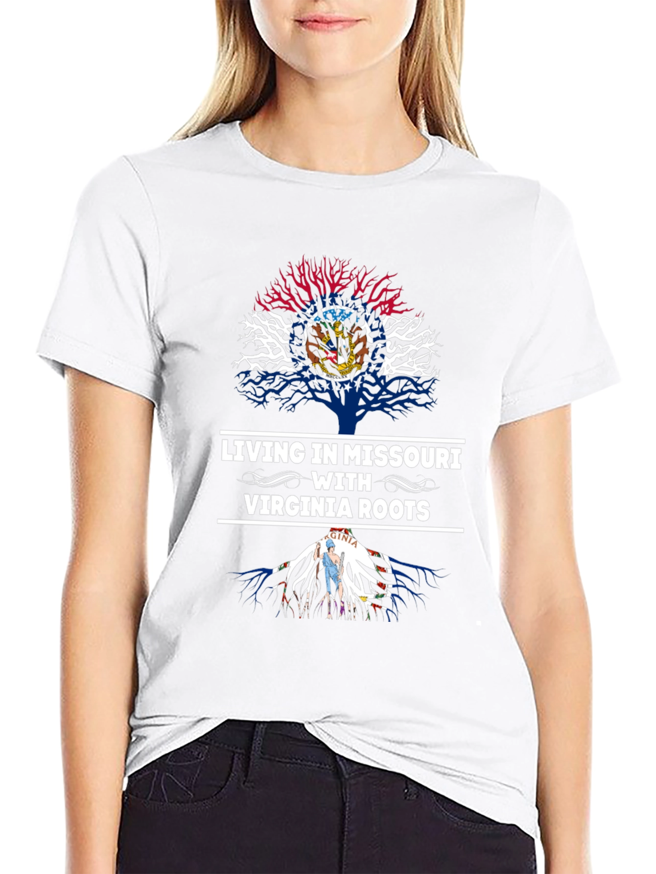 Missouri Pride T-Shirt with Virginia Roots Design