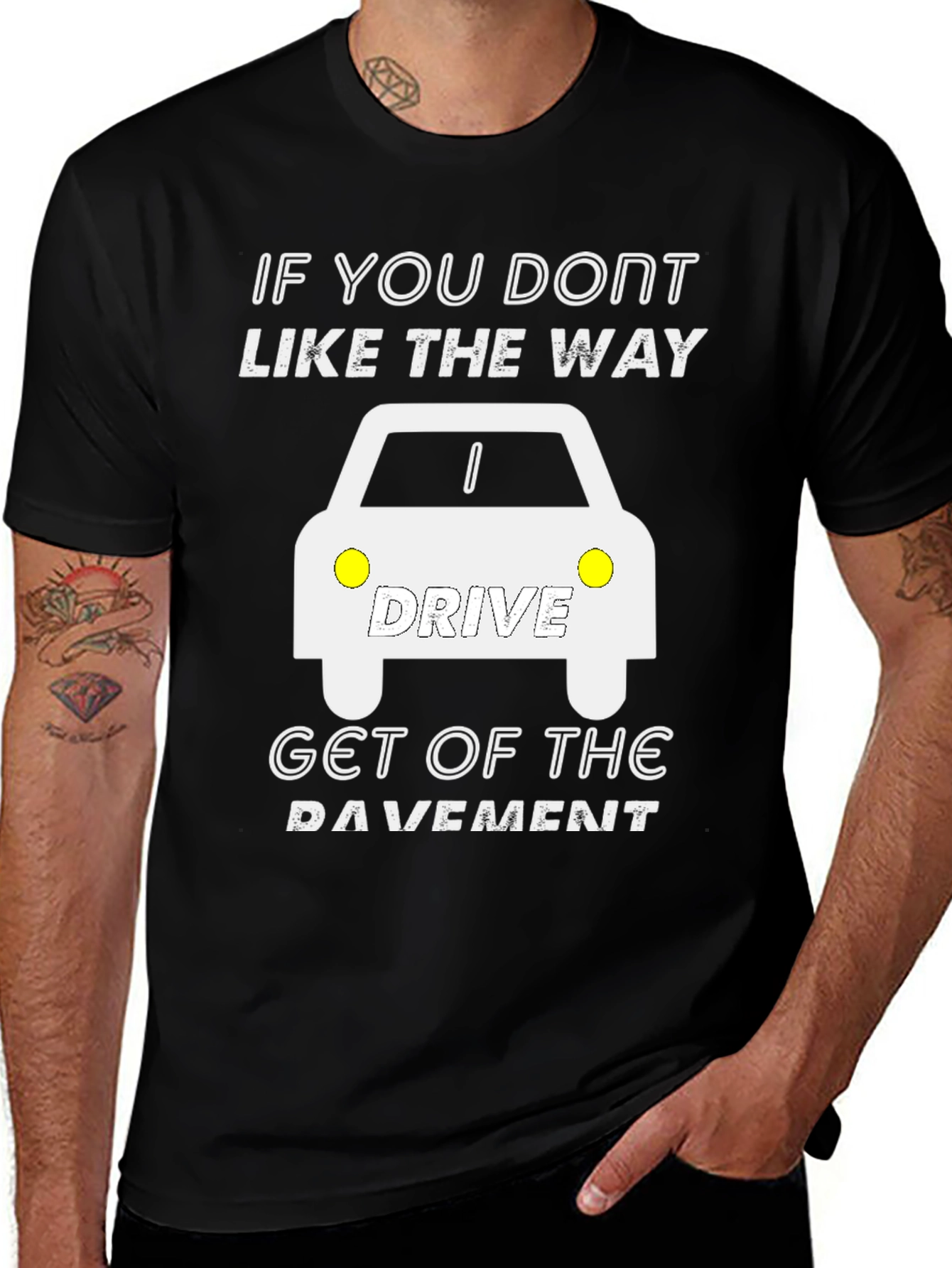 Funny Driver T-Shirt - Get off the Pavement Tee