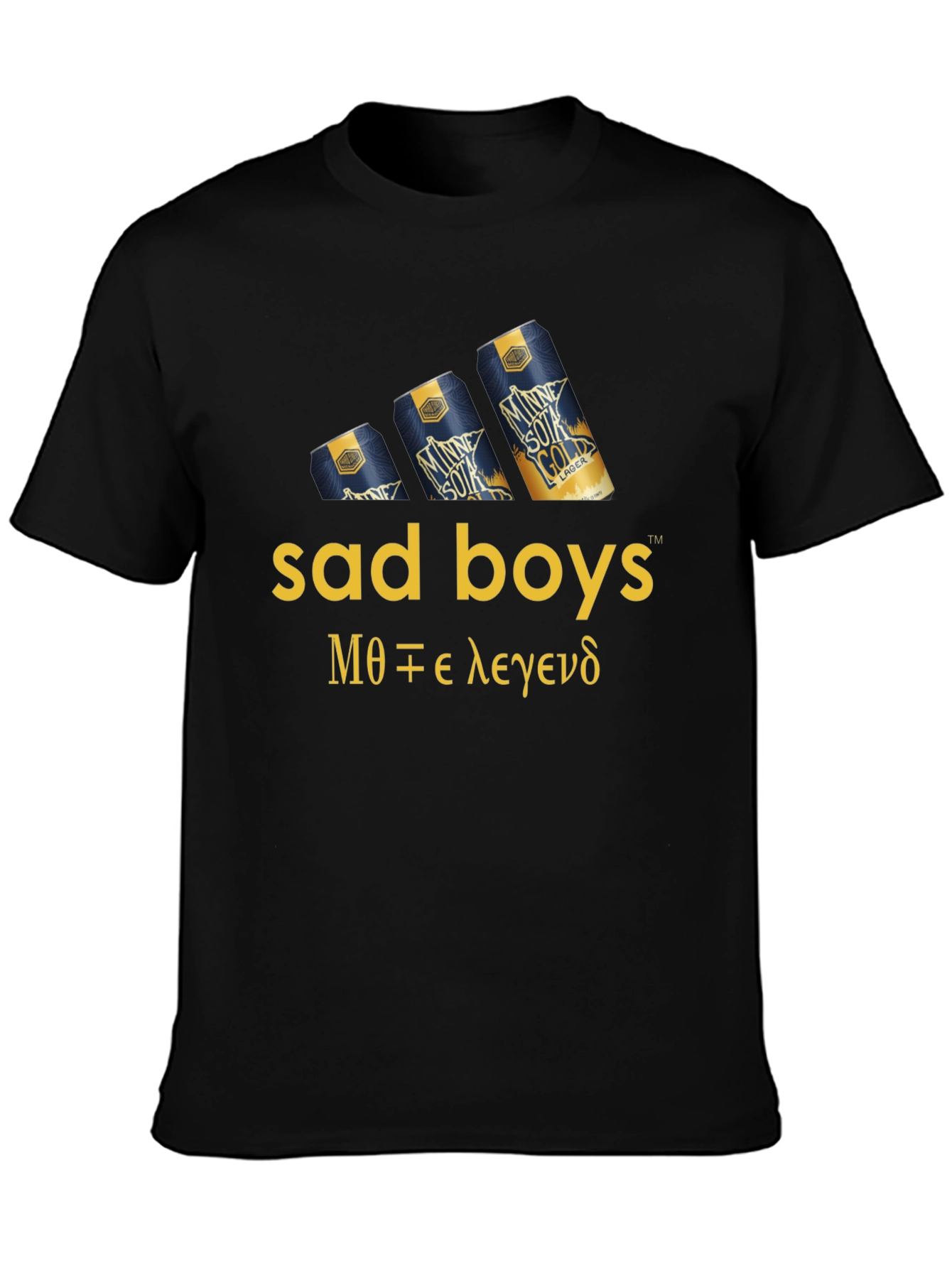 Sad Boys T-Shirt: Minnesoda Gold Lager