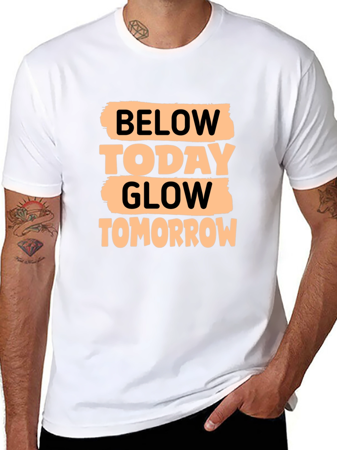 Below Today Glow Tomorrow Graphic Tee