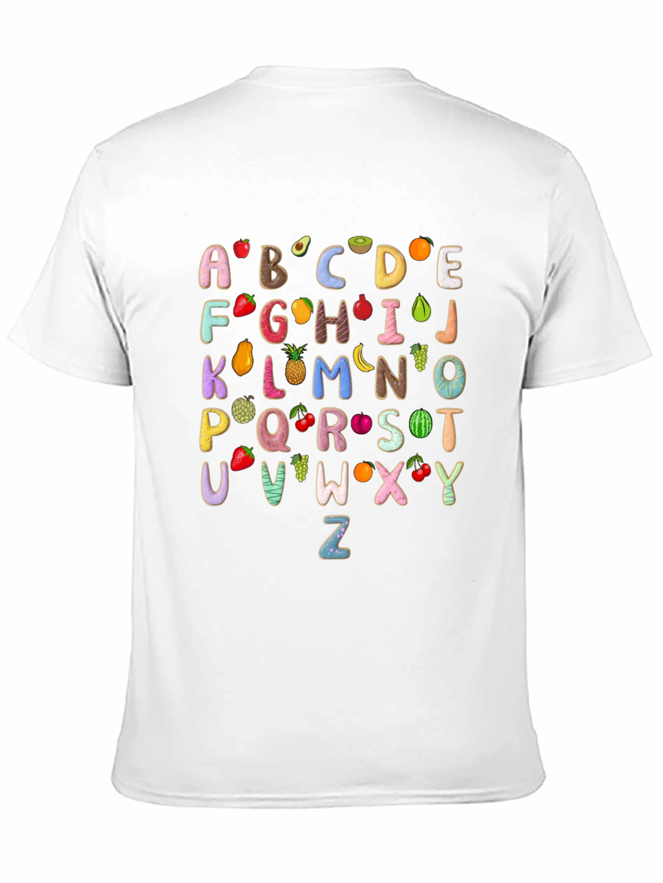 Fruit Alphabet T-Shirt: Learn with Style