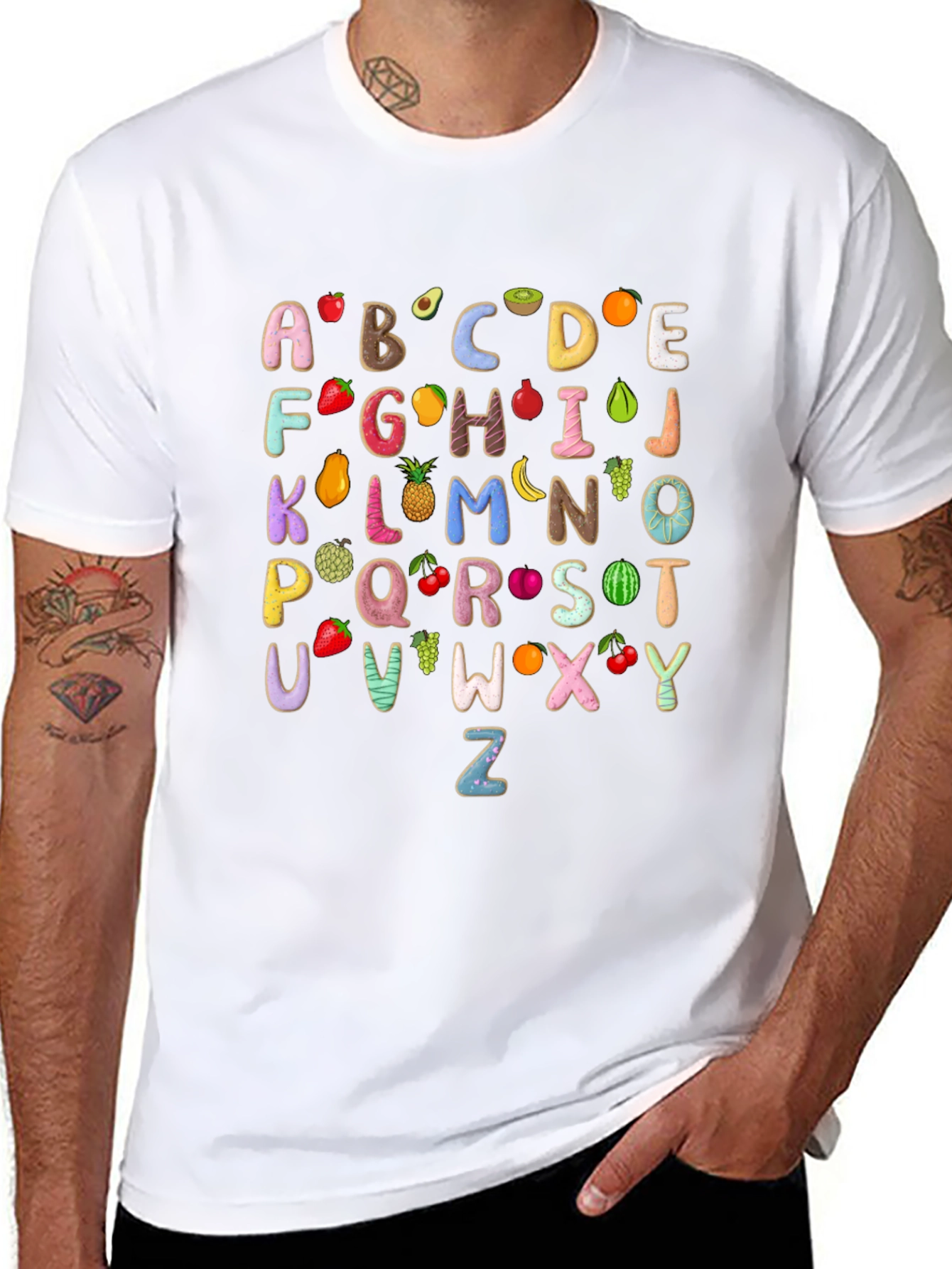 Fruit Alphabet T-Shirt: Learn with Style